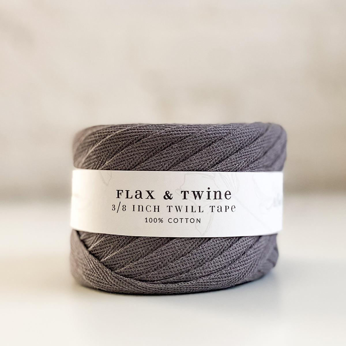 Flax & Twine Cotton Twill Tape (3/8")