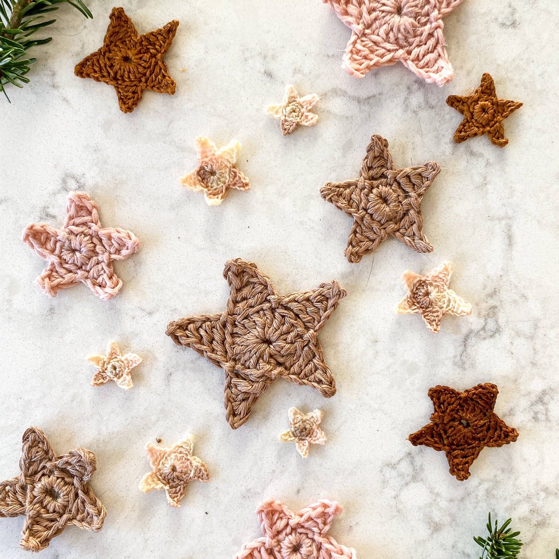 Teeny Crochet Star Garland Kit