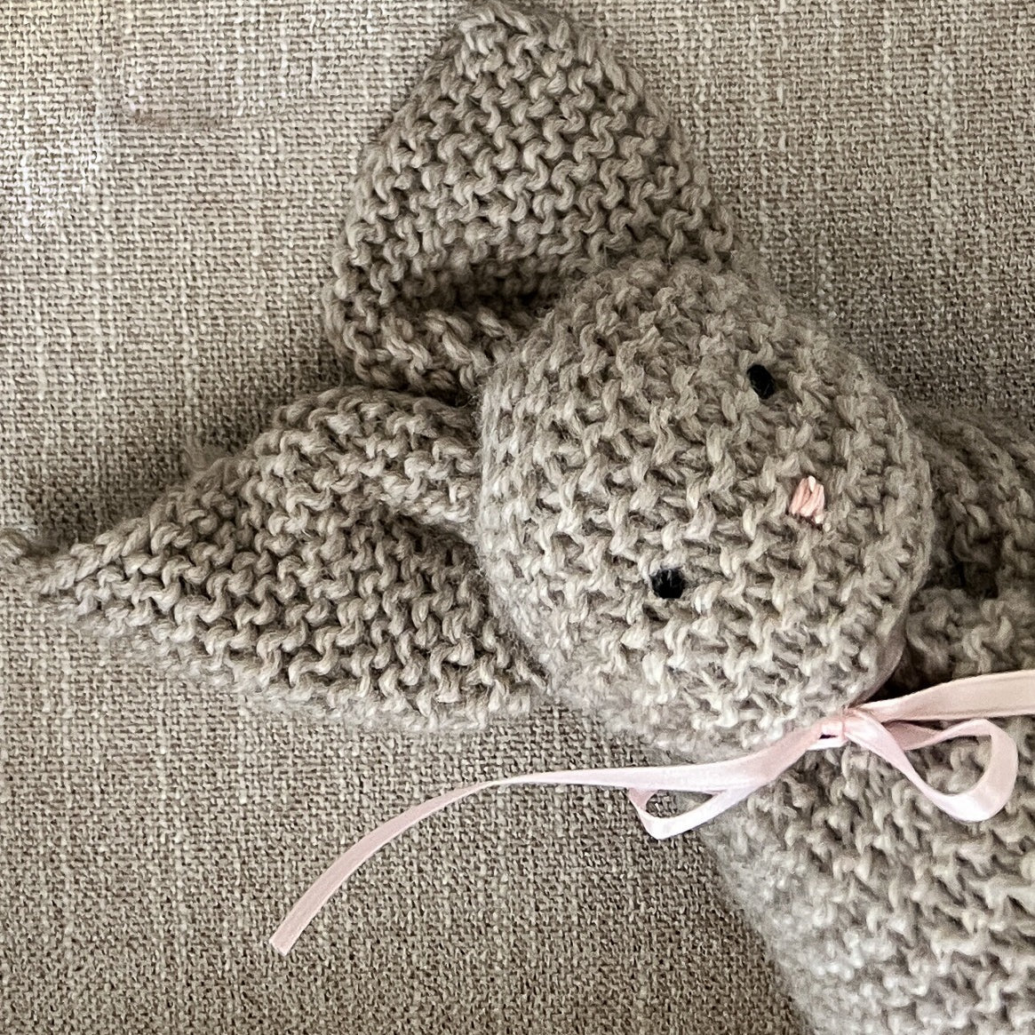 Easy Bunny Pattern - Knit, Crochet or Weave