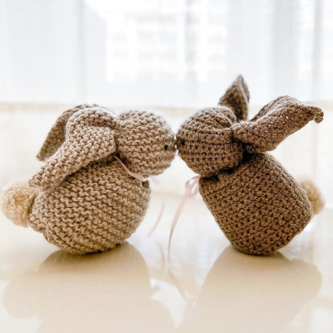 Easy Bunny Pattern - Knit, Crochet or Weave