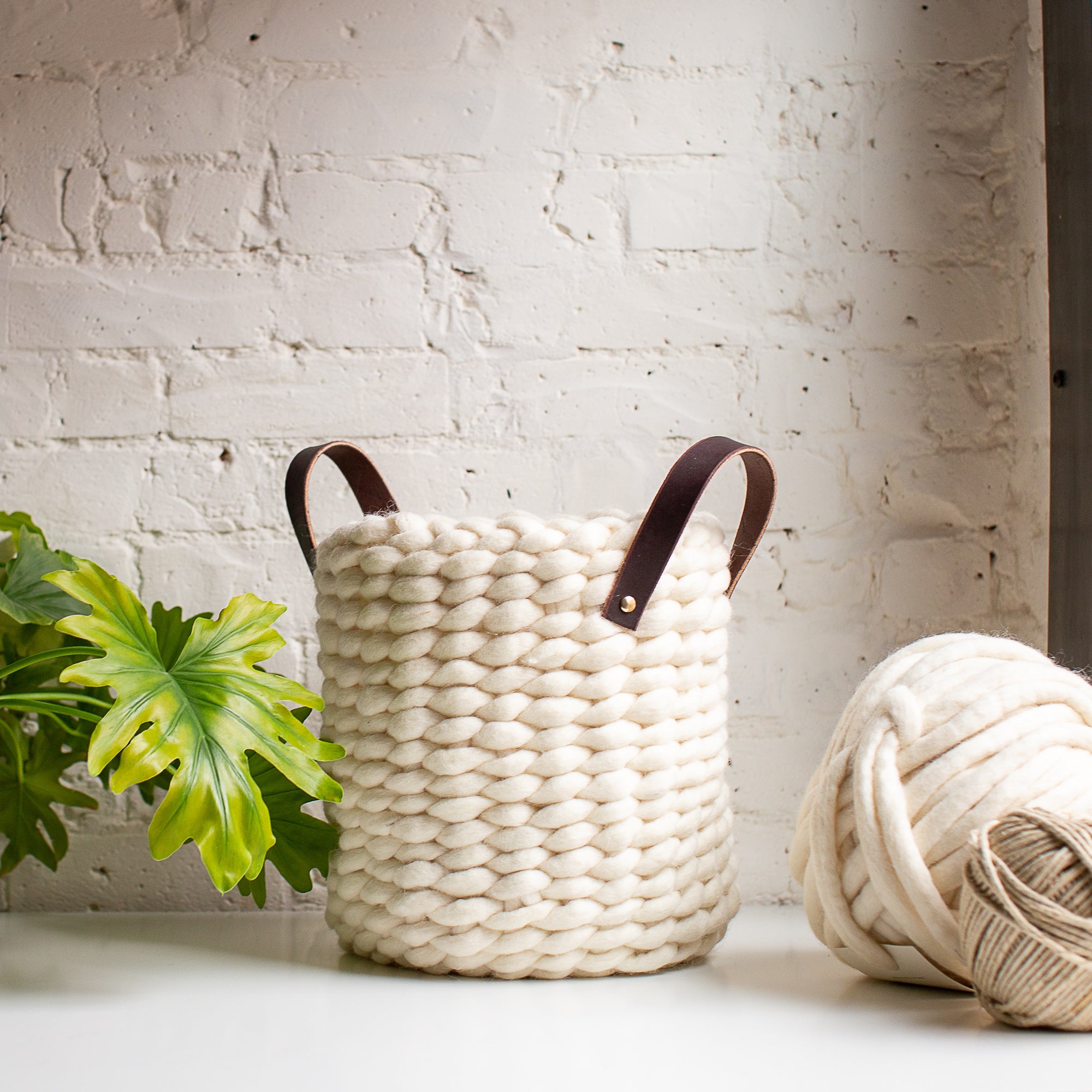 Januka Felted Wool Basket Pattern & Video