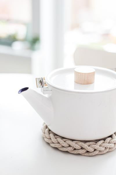 Finger Knit Trivet Pattern