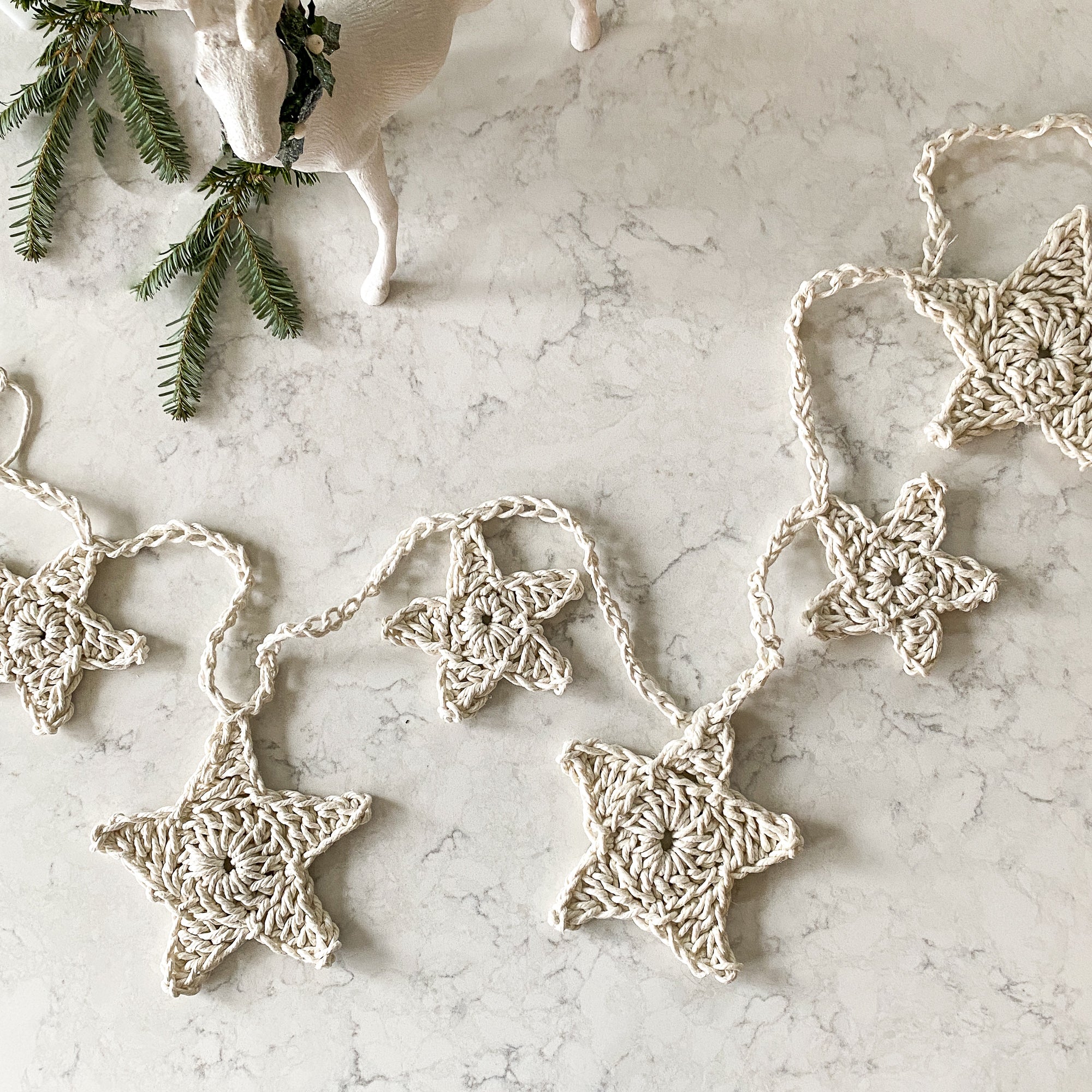 Giant Crochet Star Garland Kit