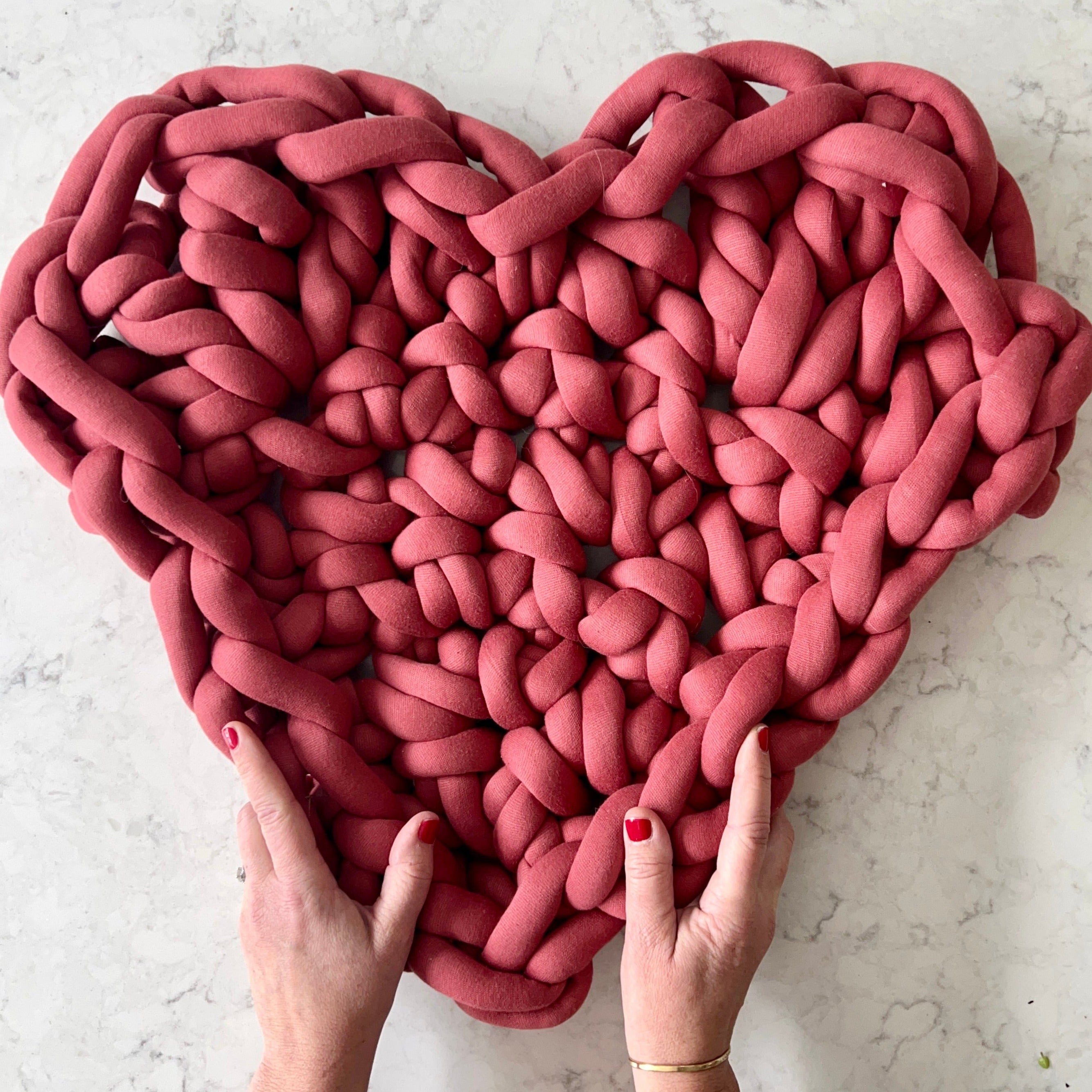 Giant Hand Crochet Heart Kit