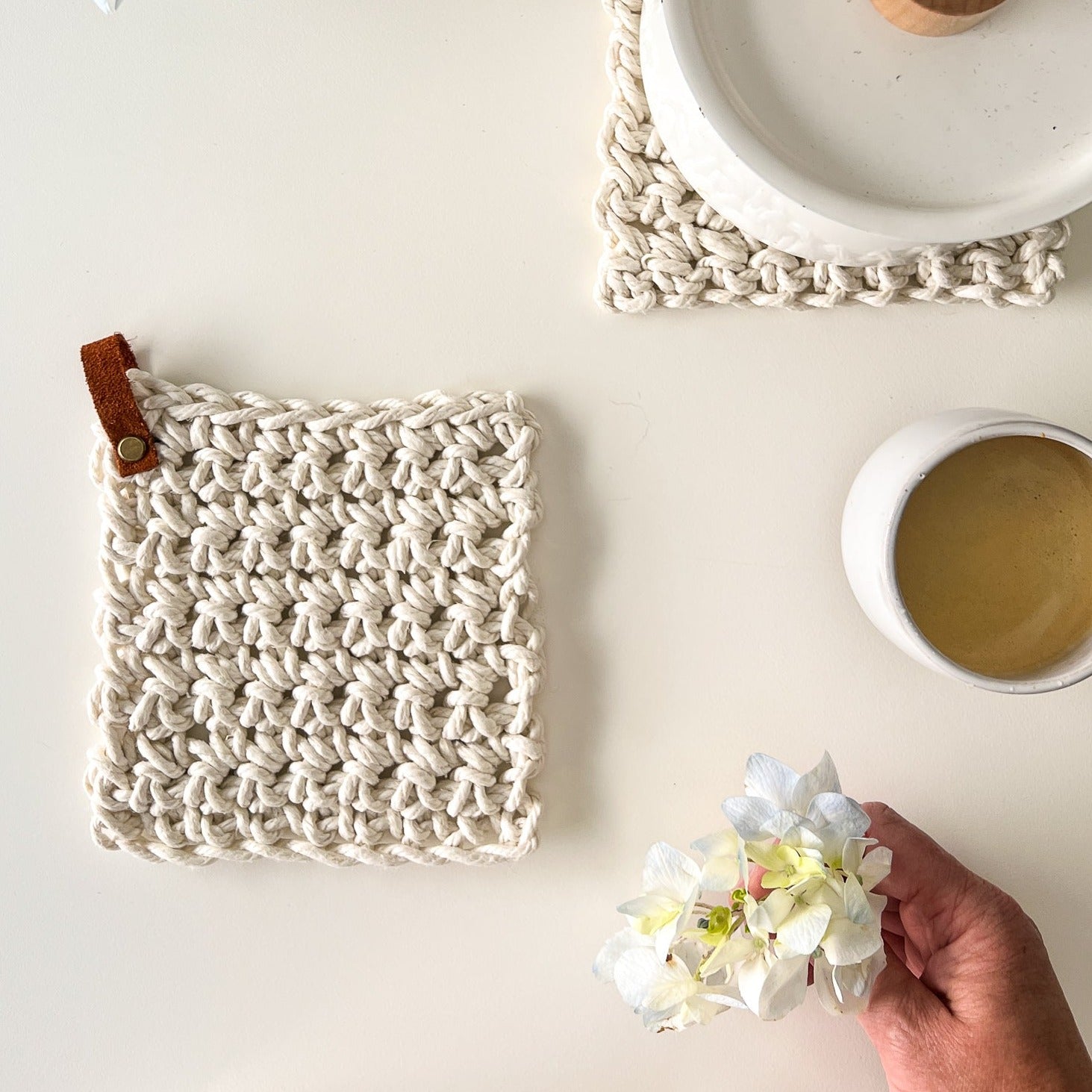 Pauline Flax Potholders Kit