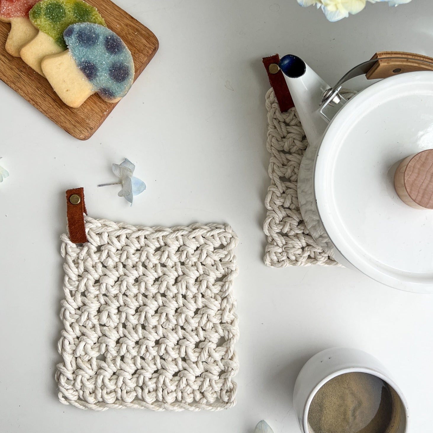 Pauline Flax Potholders Kit