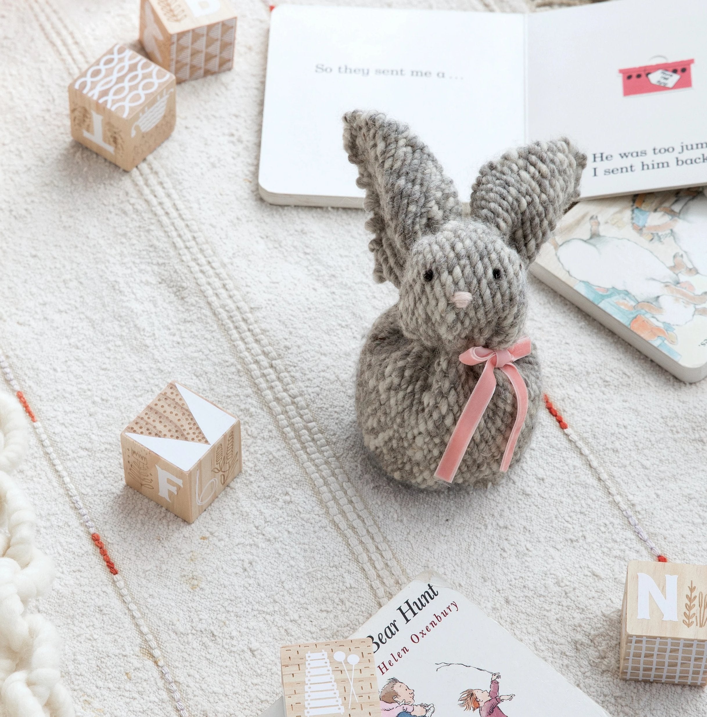 Woven Stuffed Bunny Rabbit VIDEO CLASS