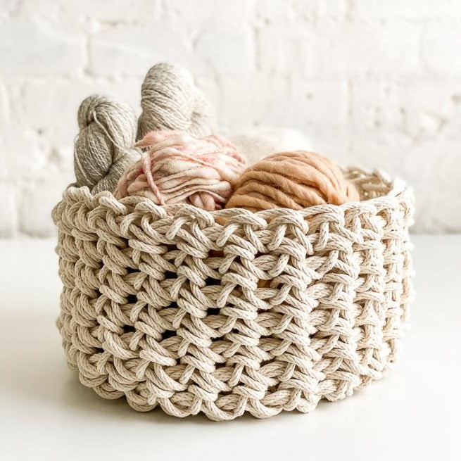 Rosalie Rope Basket Pattern & Video