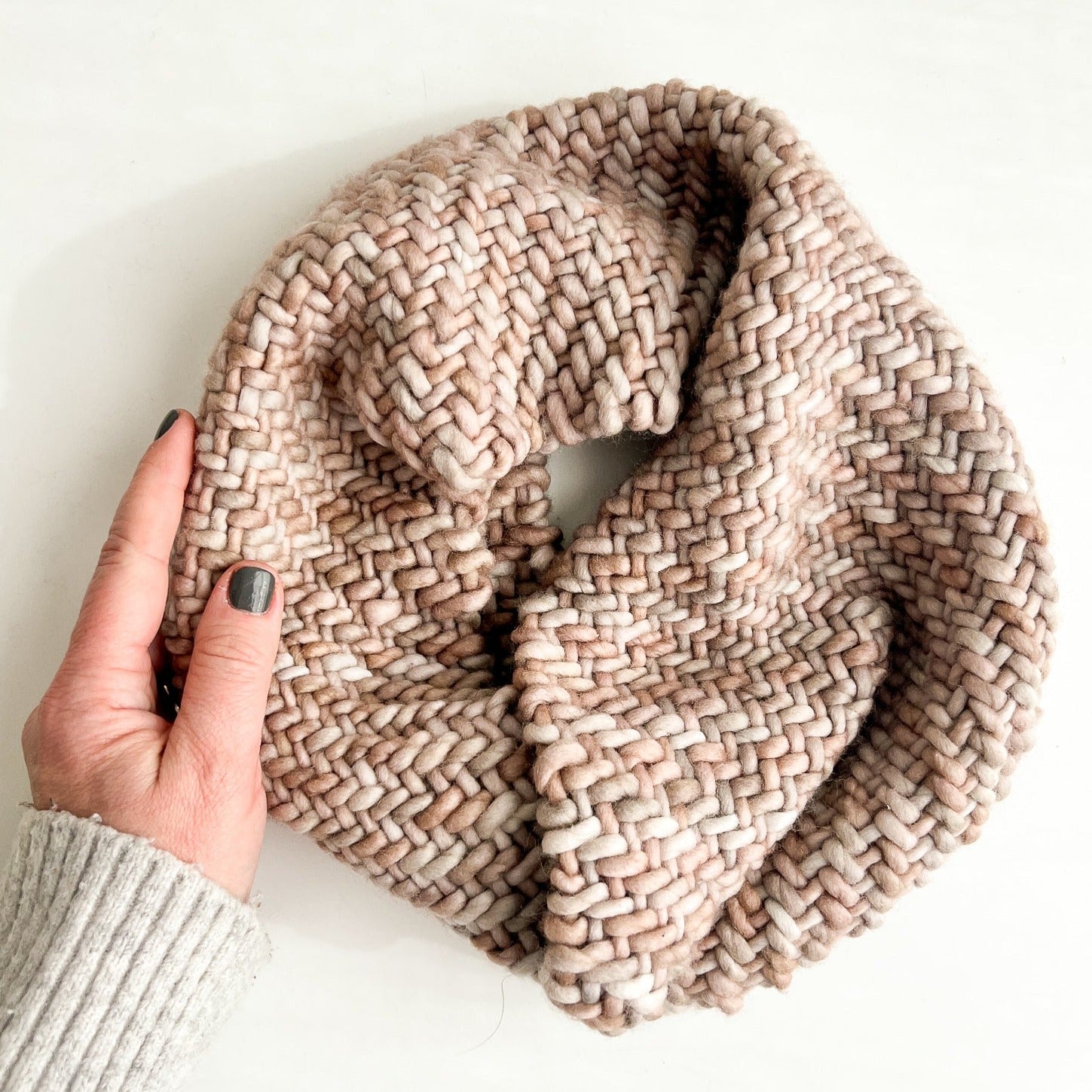 Frankie Twill Woven Cowl Pattern & Video