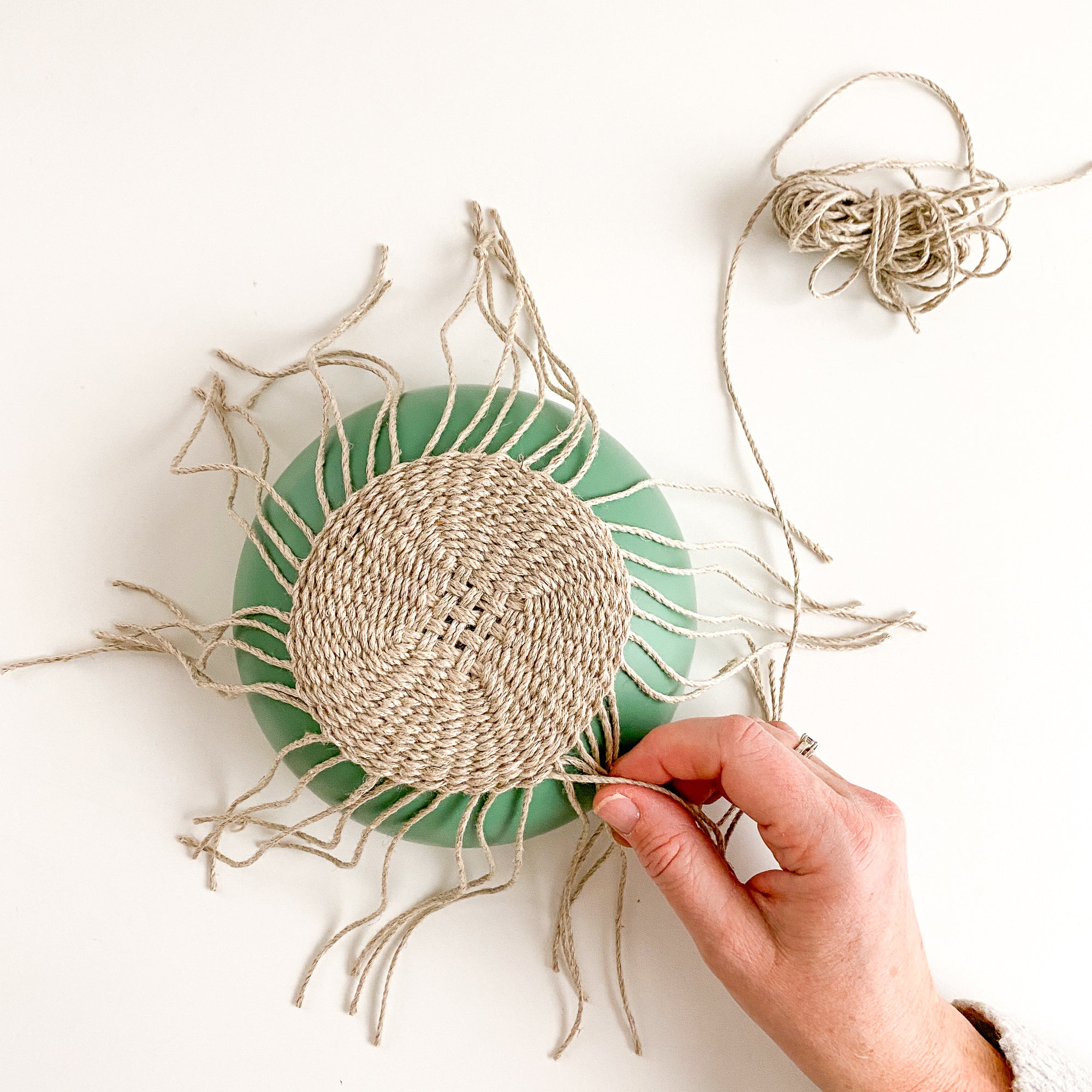 Adeline Linen Cord Dish Pattern & VIDEO