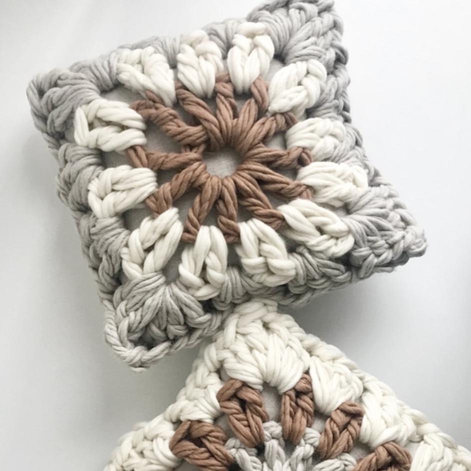 Not Your Granny's Granny Square Pillow Pattern