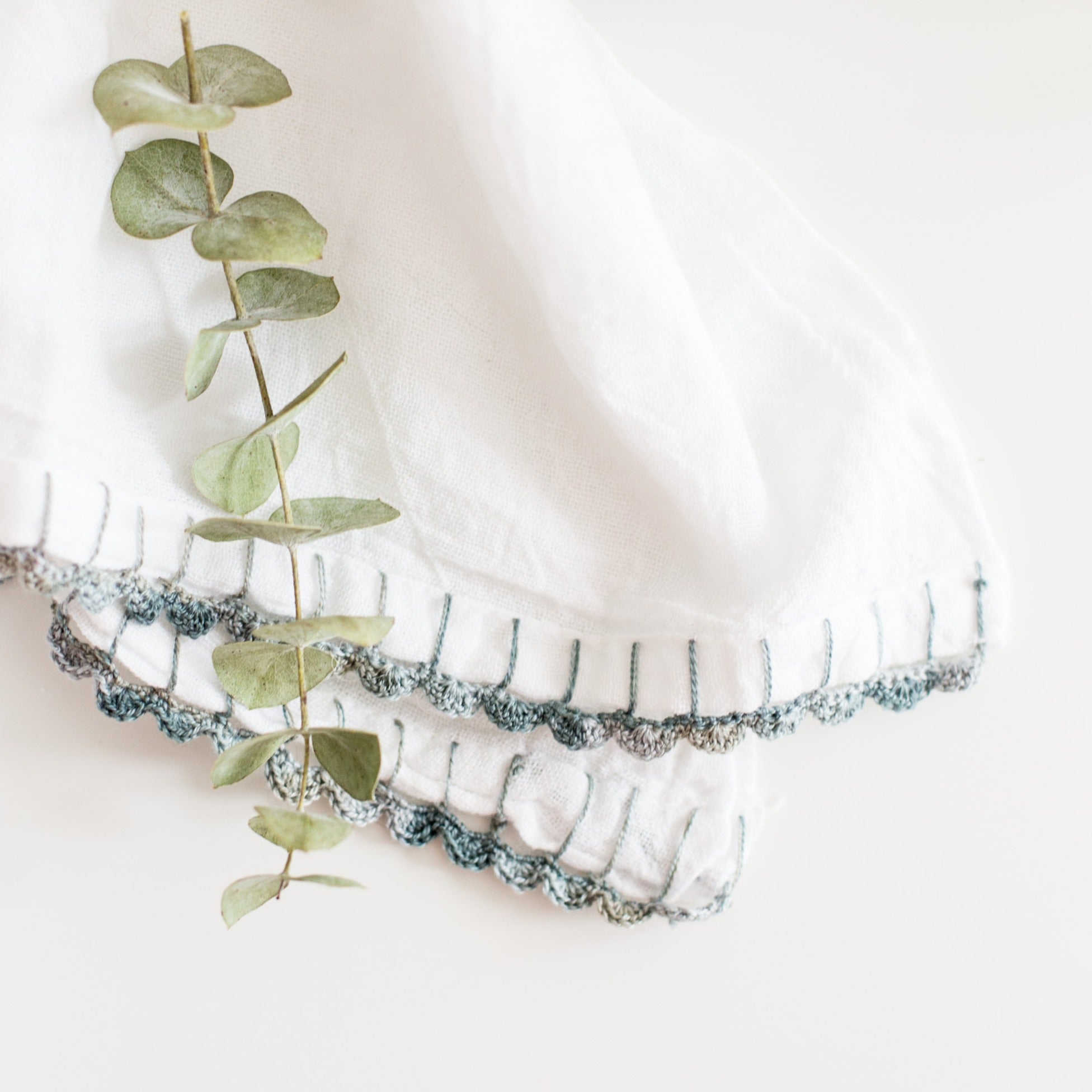 Crochet Edged Dish Towel Pattern