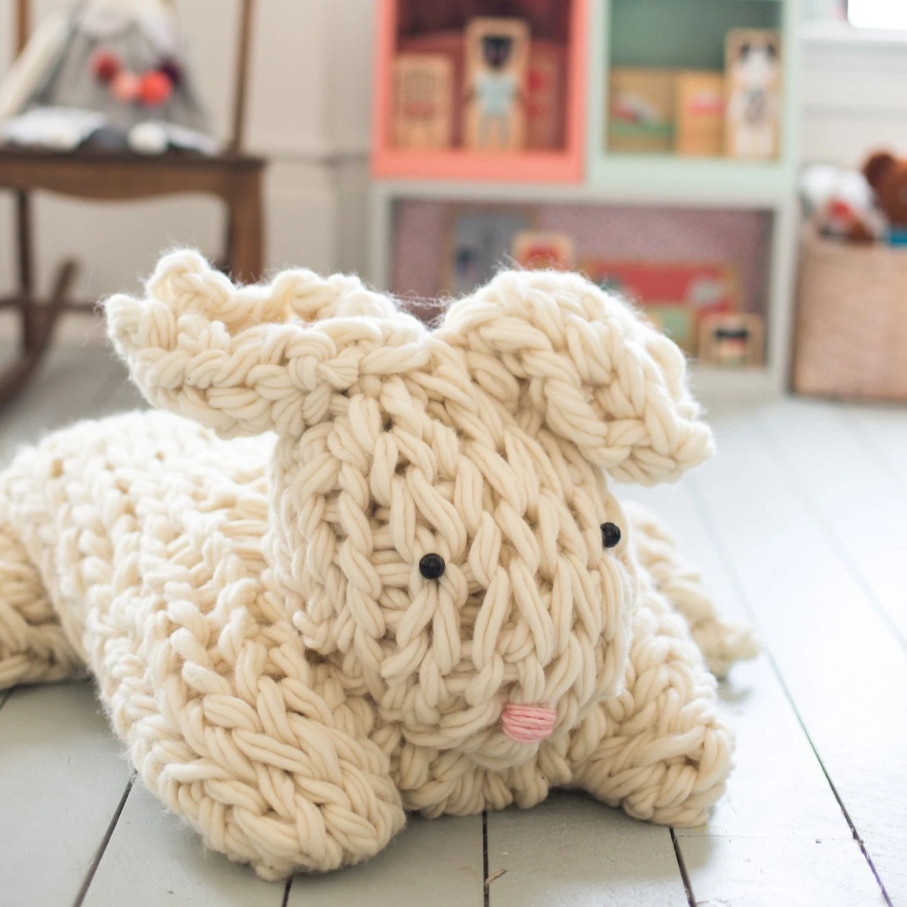 Giant Arm Knit Bunny Kit - Large