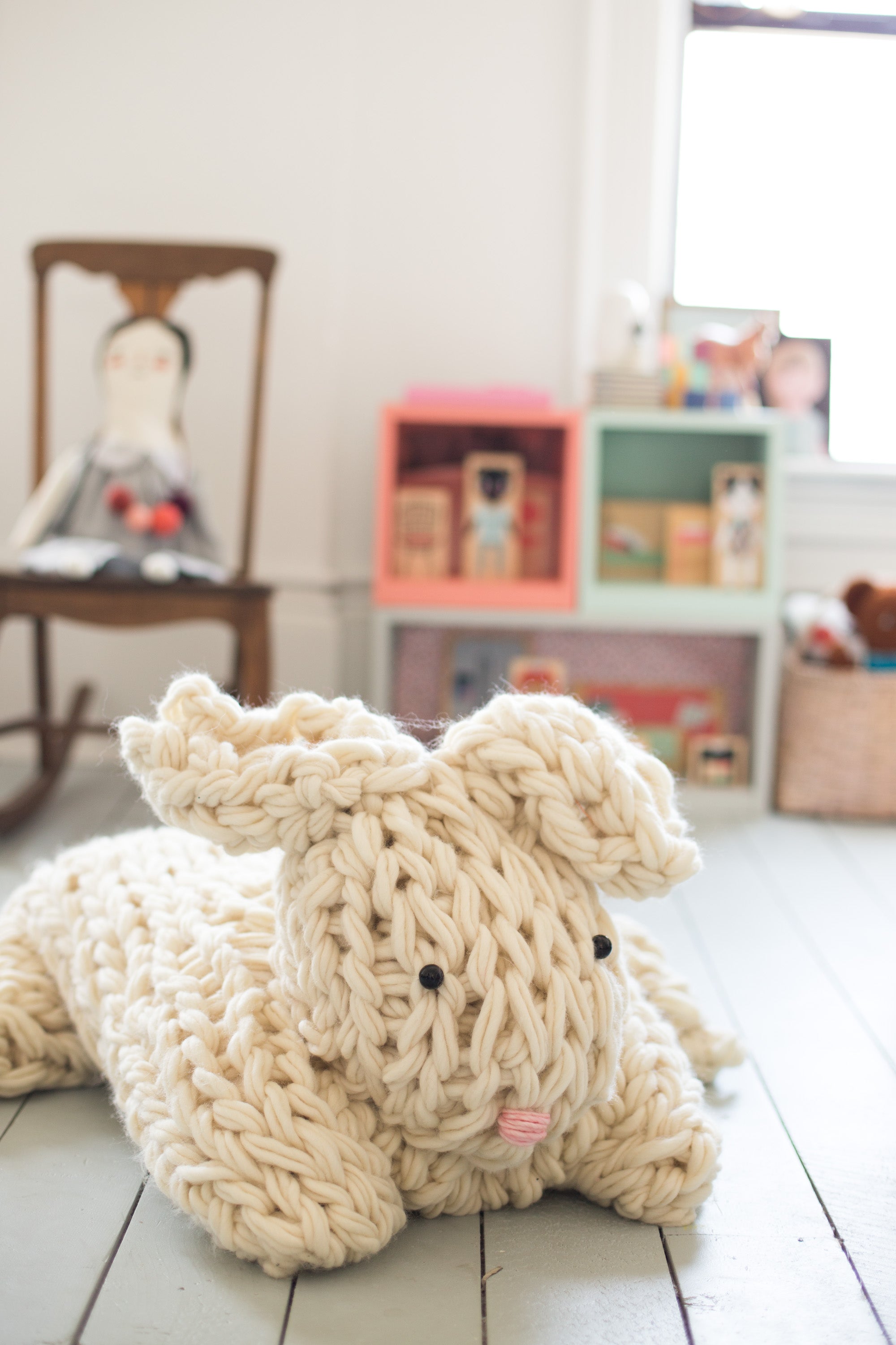 Giant Arm Knit Bunny Kit - Large