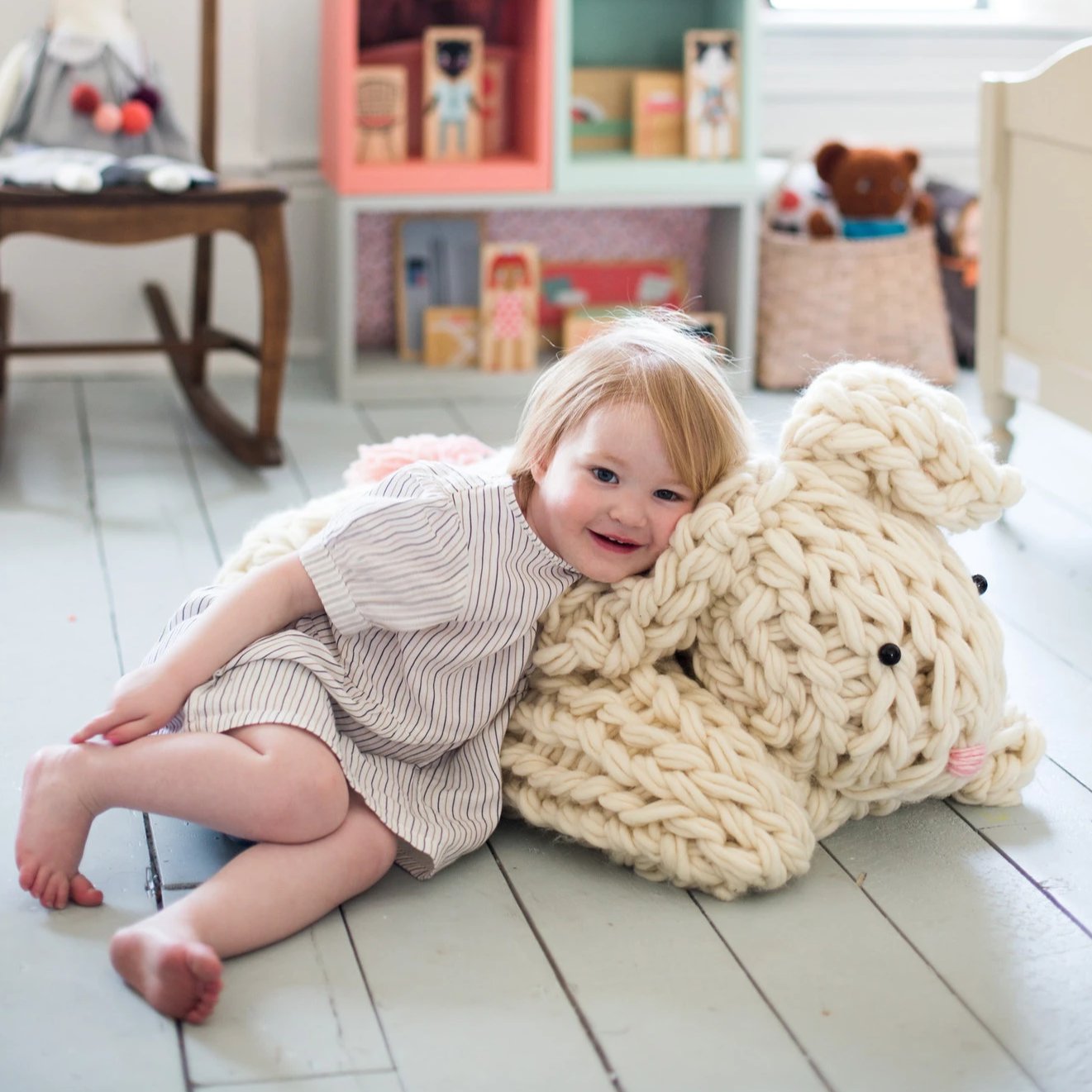Giant Arm Knit Bunny Kit - Large