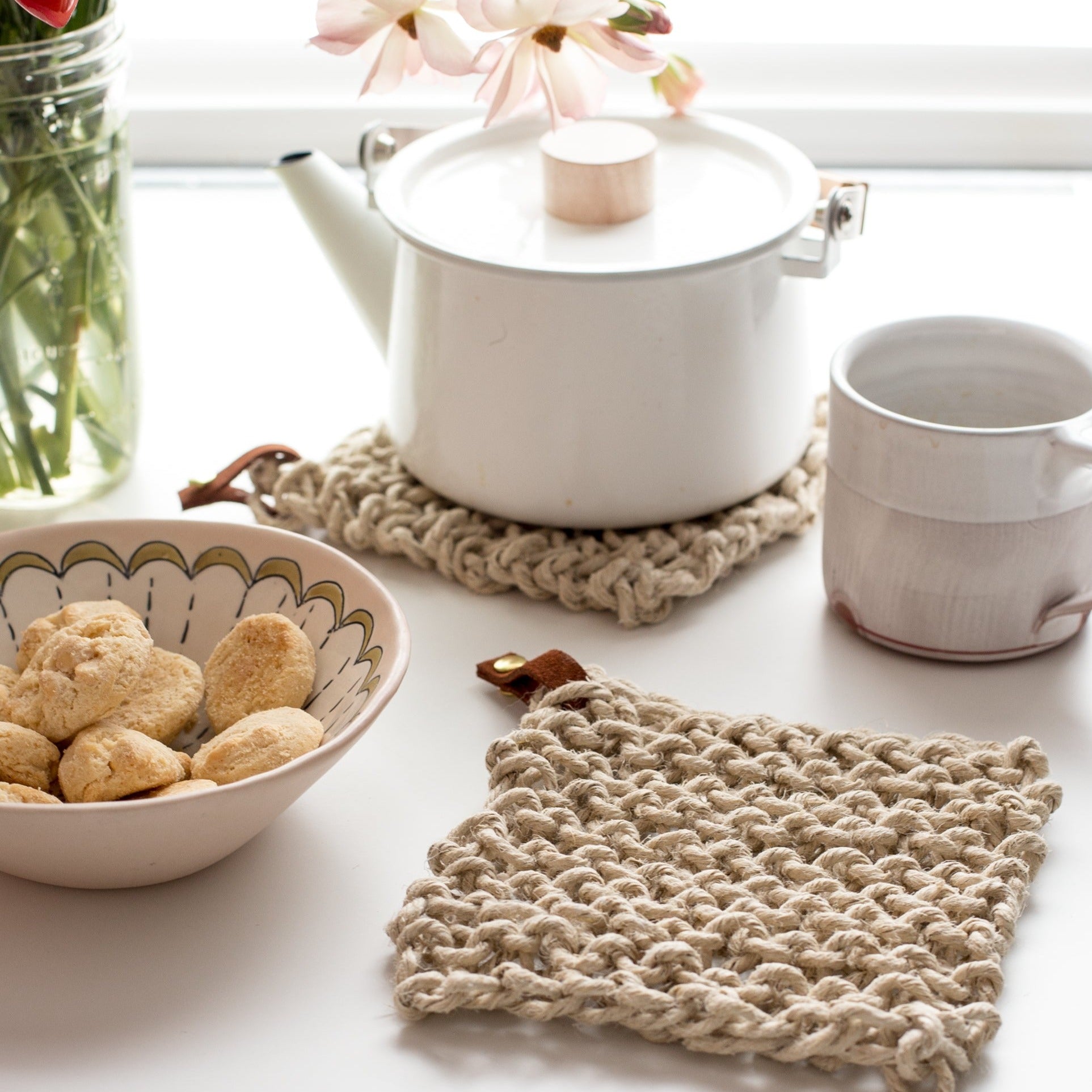 Pauly Flax Potholders Kit (Makes 2)