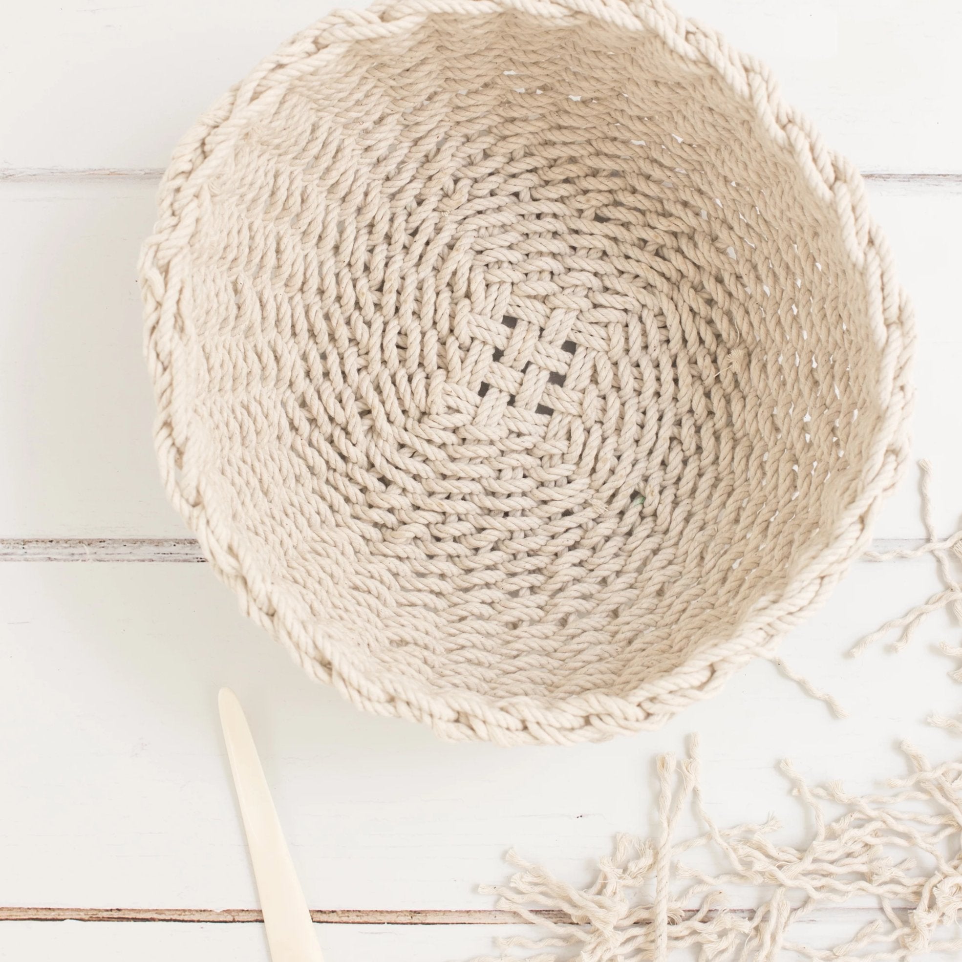 1/8" 100% 3-strand Cotton Rope