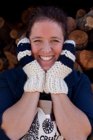 Garter Stitch Chunky Mitten Pattern