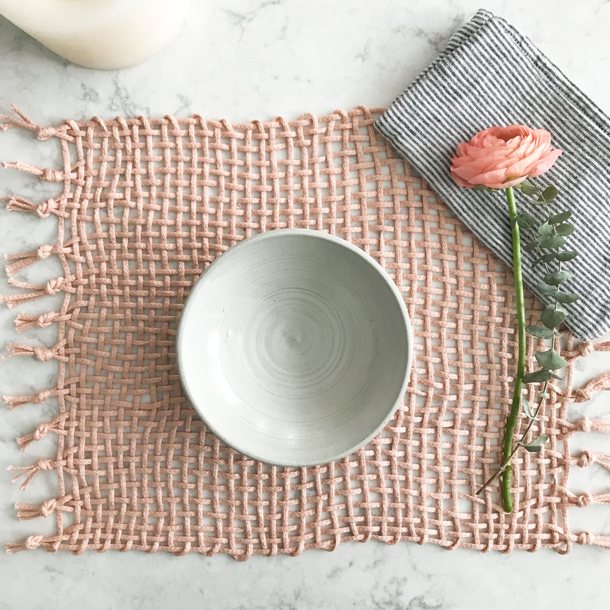 Savannah Open Weave Placemat Pattern & Video