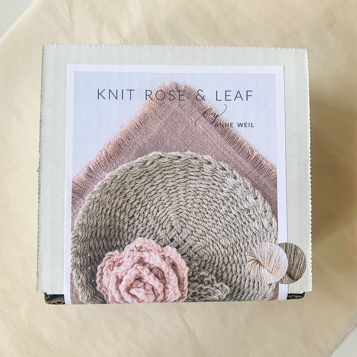 Knit Rose & Leaf Kit (Makes 2)