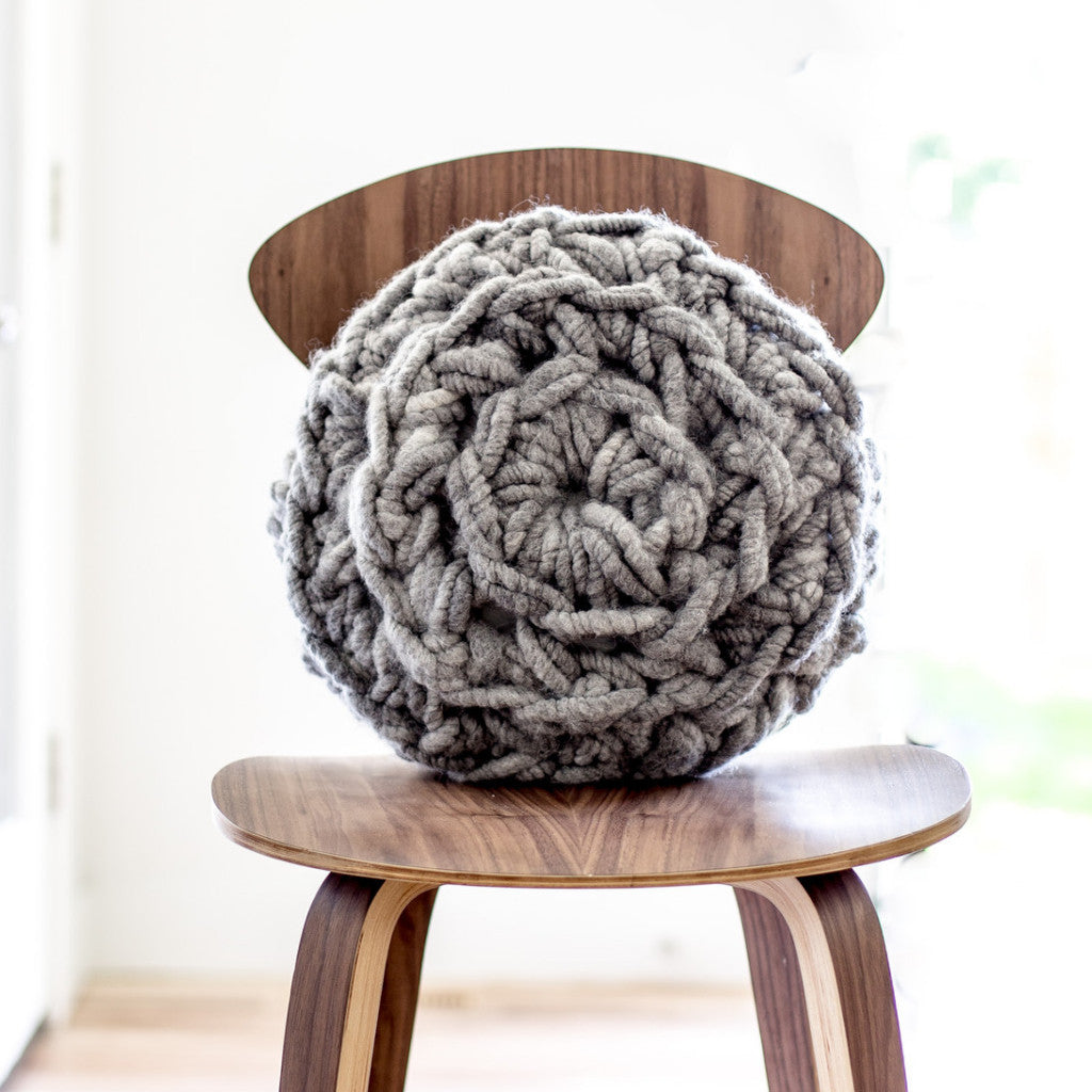 Hand Crochet Round Pillow Pattern