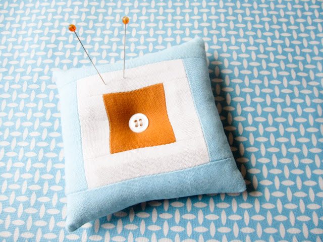 A Modern Pin Cushion by Annik Miller - a Sew, You've Always Wanted To Quilt Guest Post