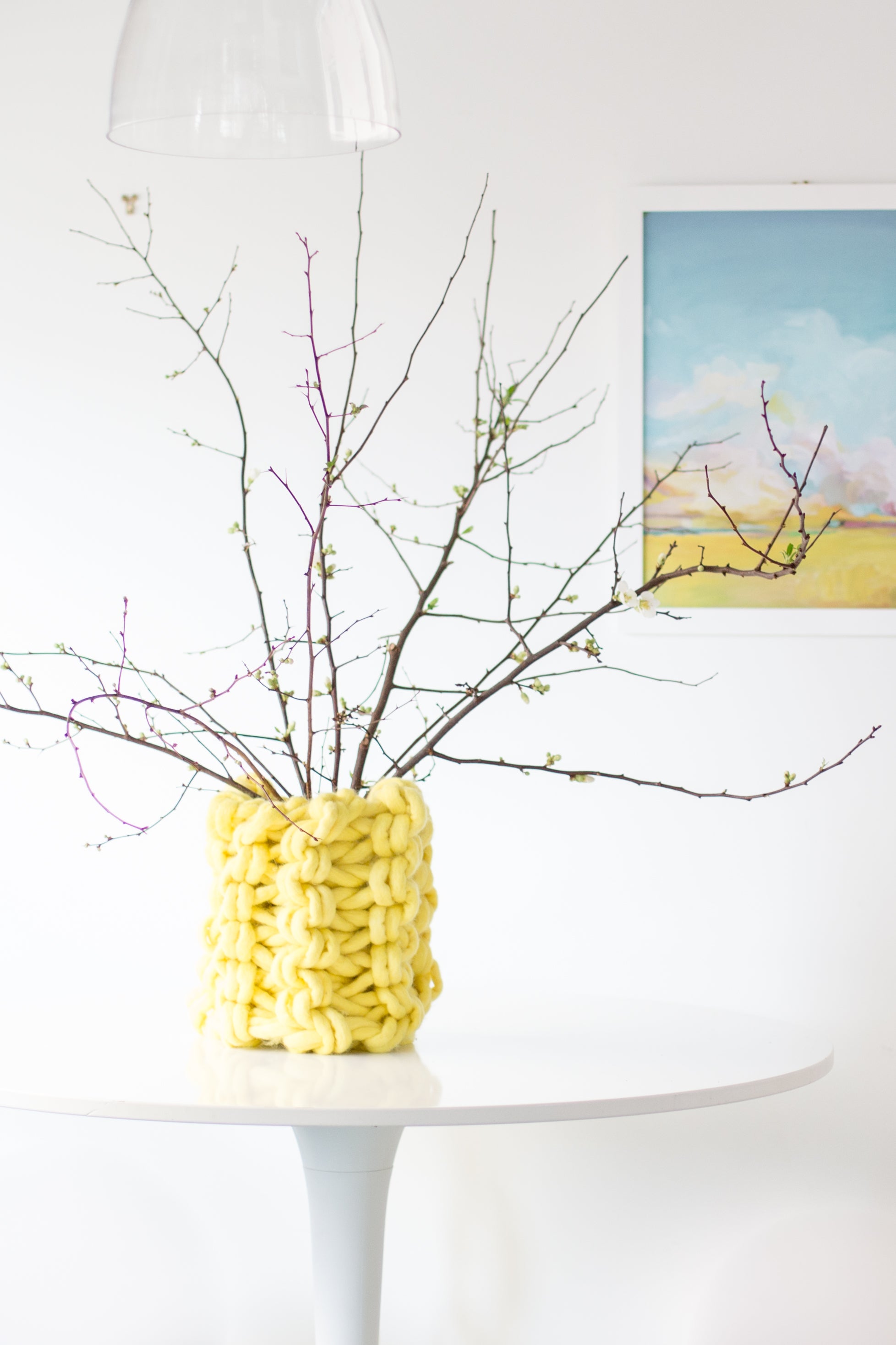 Amazing DIY Arm Knit Chunky Vase Pattern