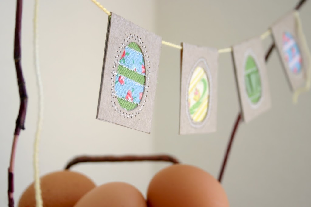 DIY Upcycled Easter Egg Bunting