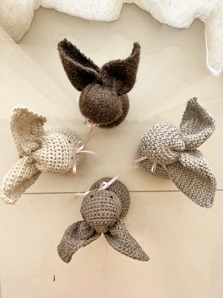 Knit, Crochet, or Weave an Adorable Handmade Bunny – Flax & Twine