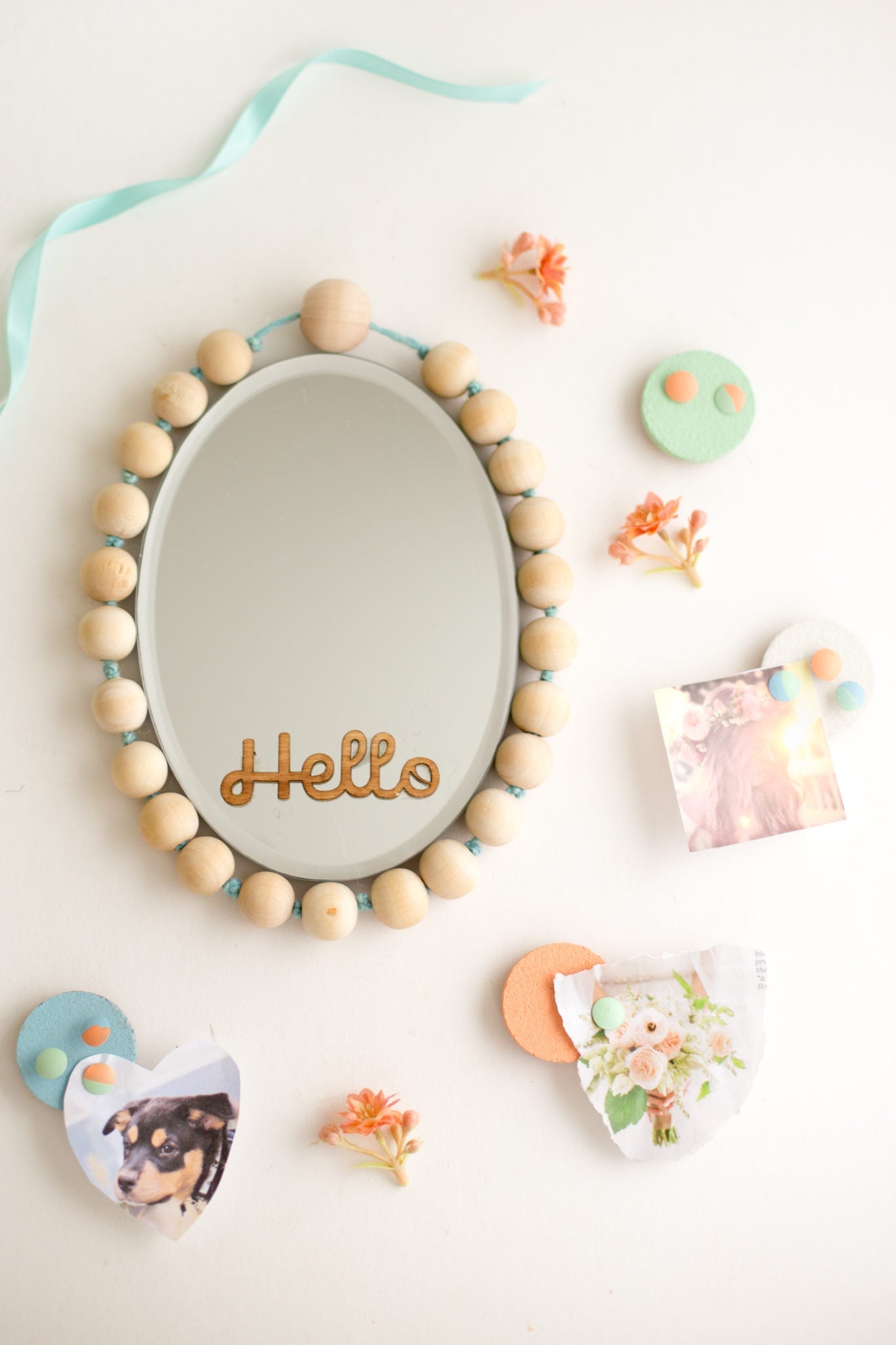 DIY Locker Decorations: Mirror +Bulletin Board