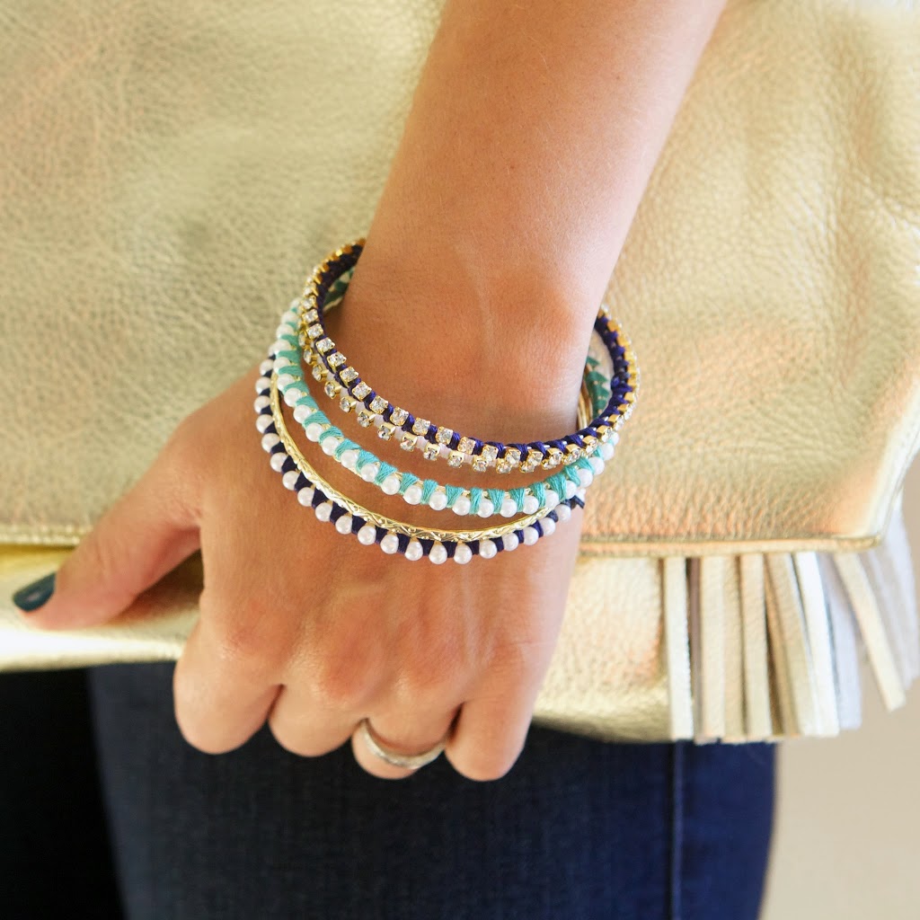 Embellished Bangles - A Darby Smart Kit by Flax & Twine