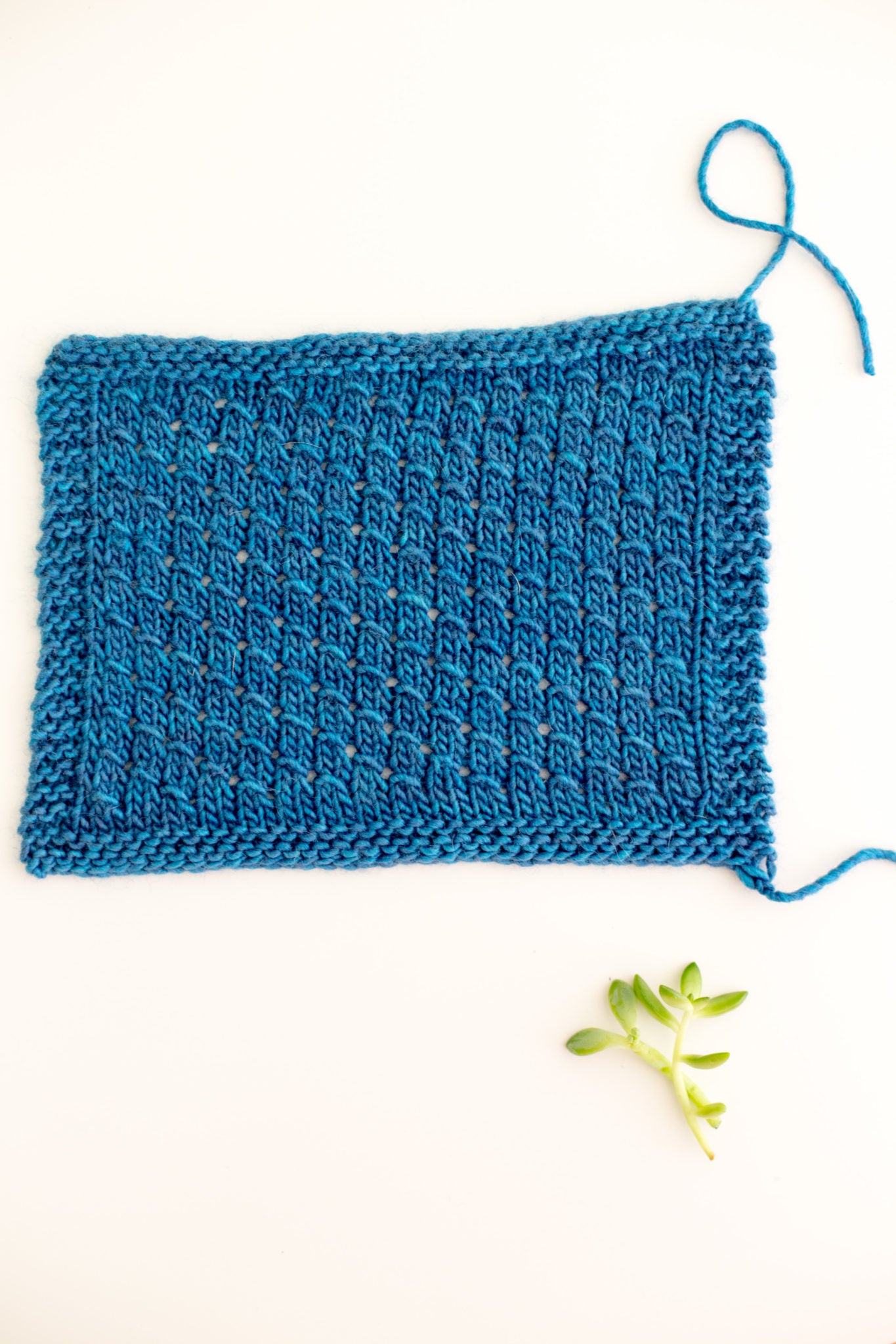 How to knit the Diagonal Scallop Stitch Pattern