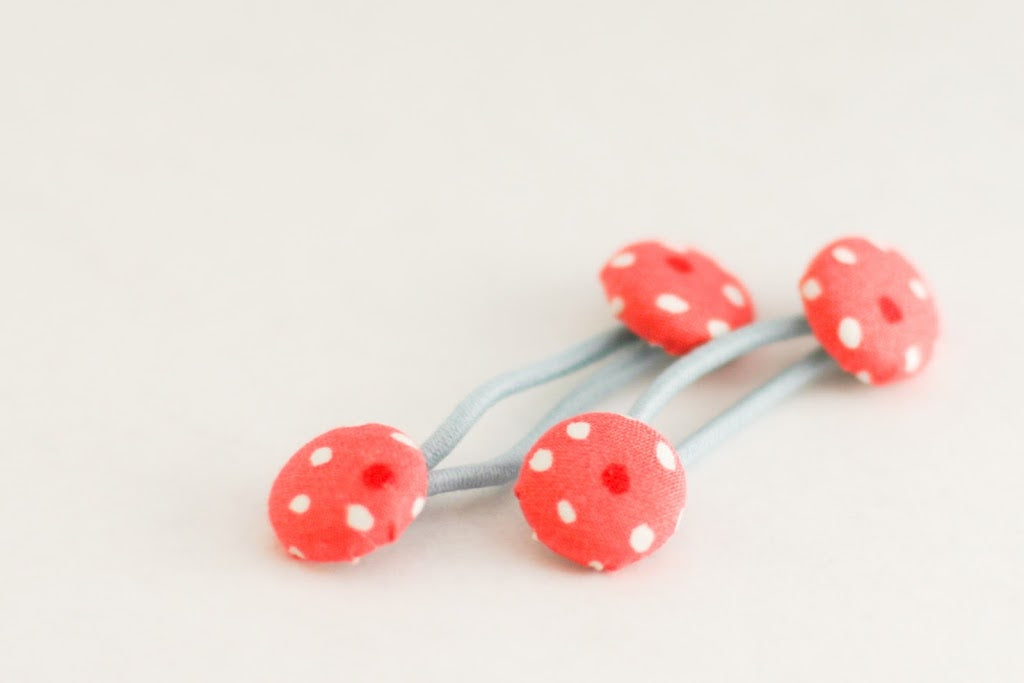 Day 19: Double Dotty Hair Bands - a diy hair accessory