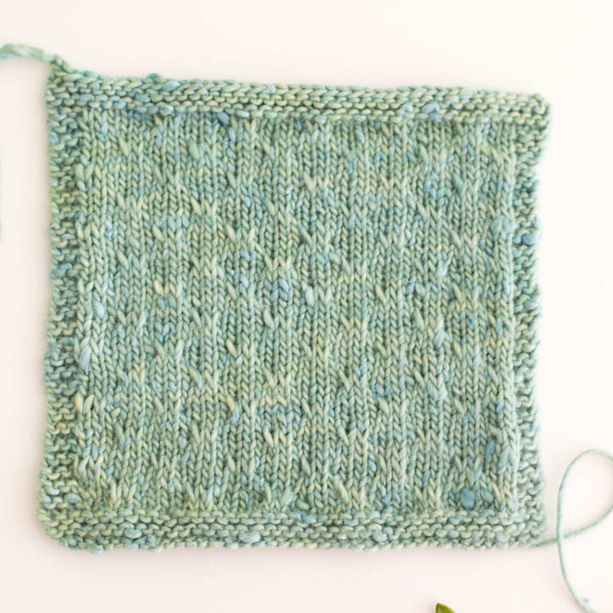 Diagonal Woven Slip Stitch Knitting Pattern: Easy How To for