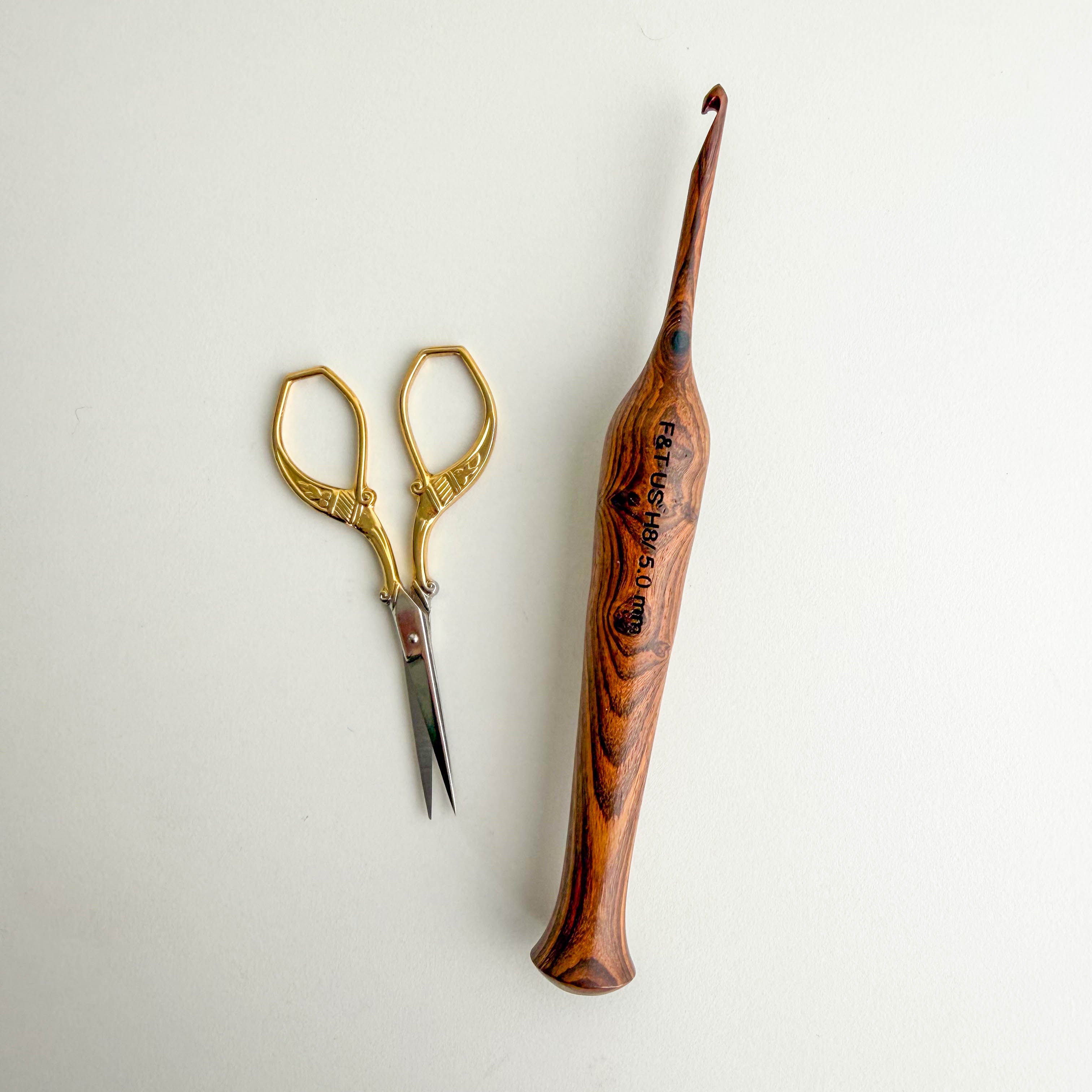 Flax & Twine Rosewood Crochet Hooks