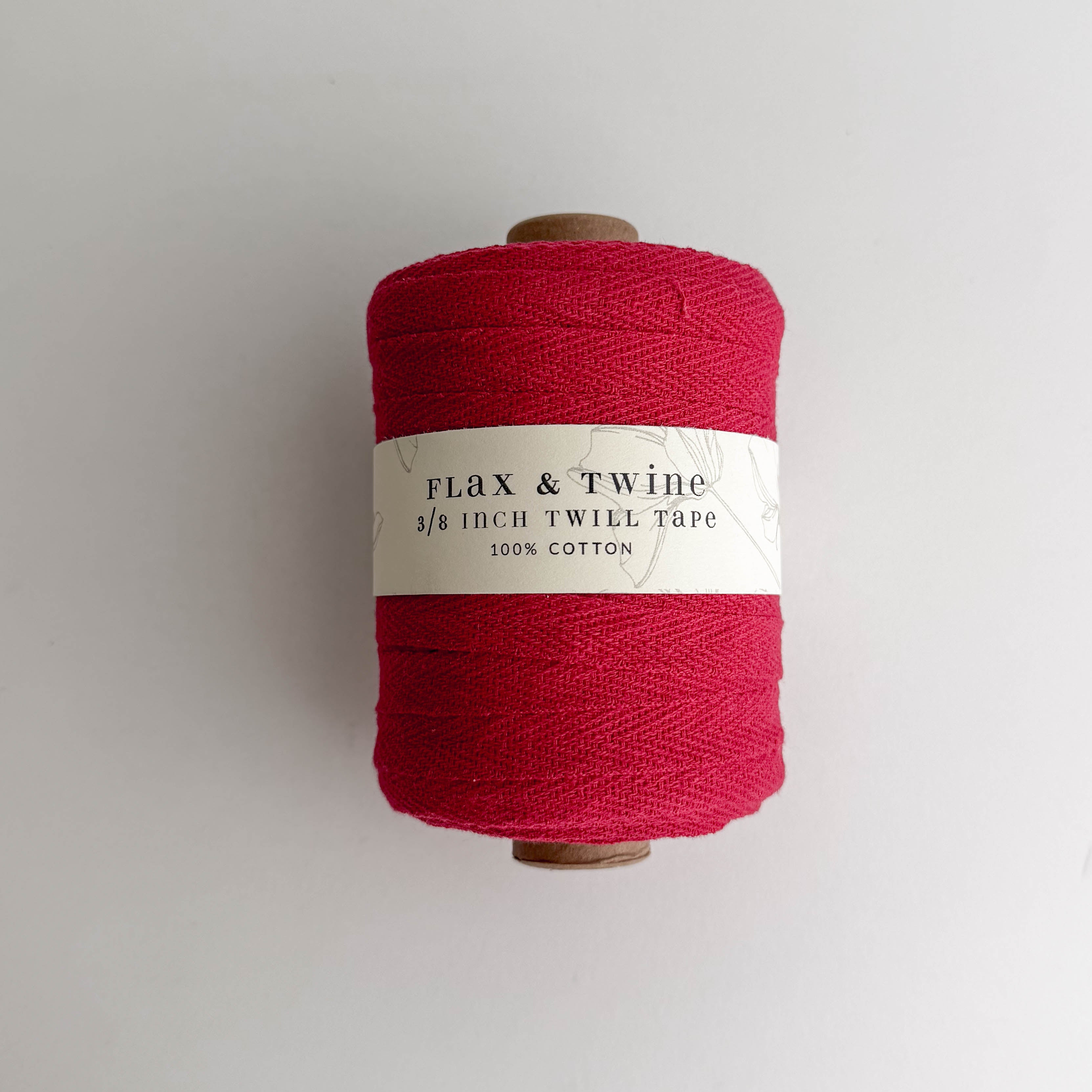 Flax & Twine Cotton Twill Tape (3/8")