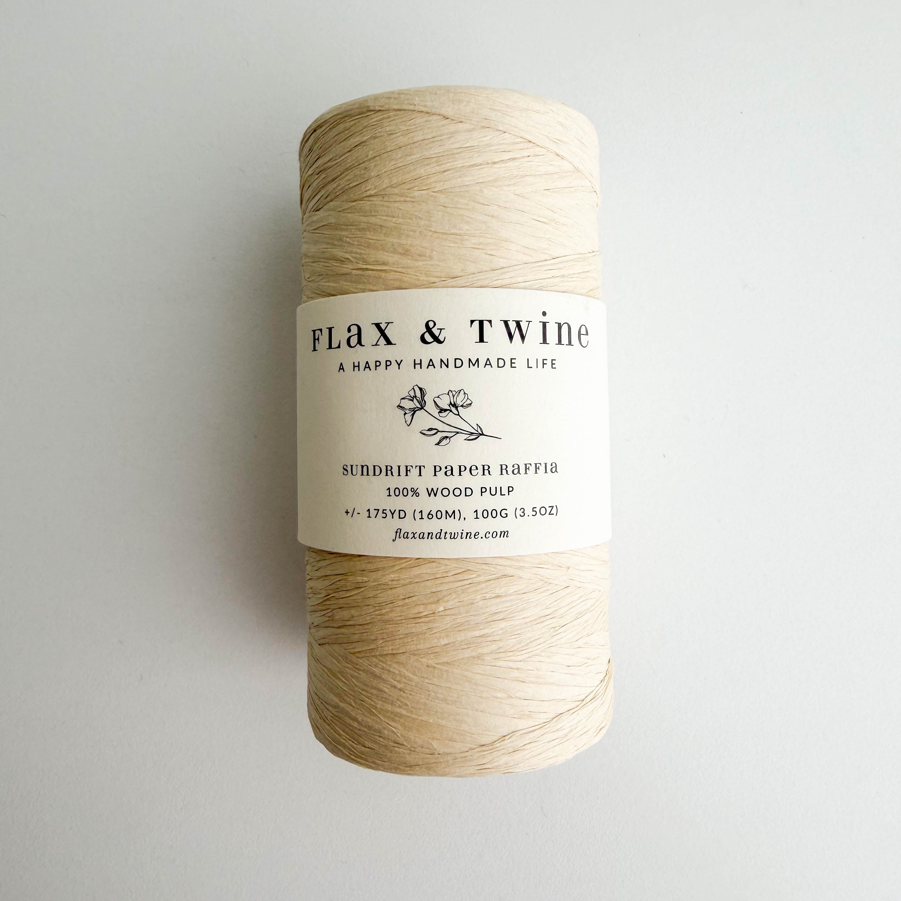 Flax & Twine Sundrift Paper Raffia