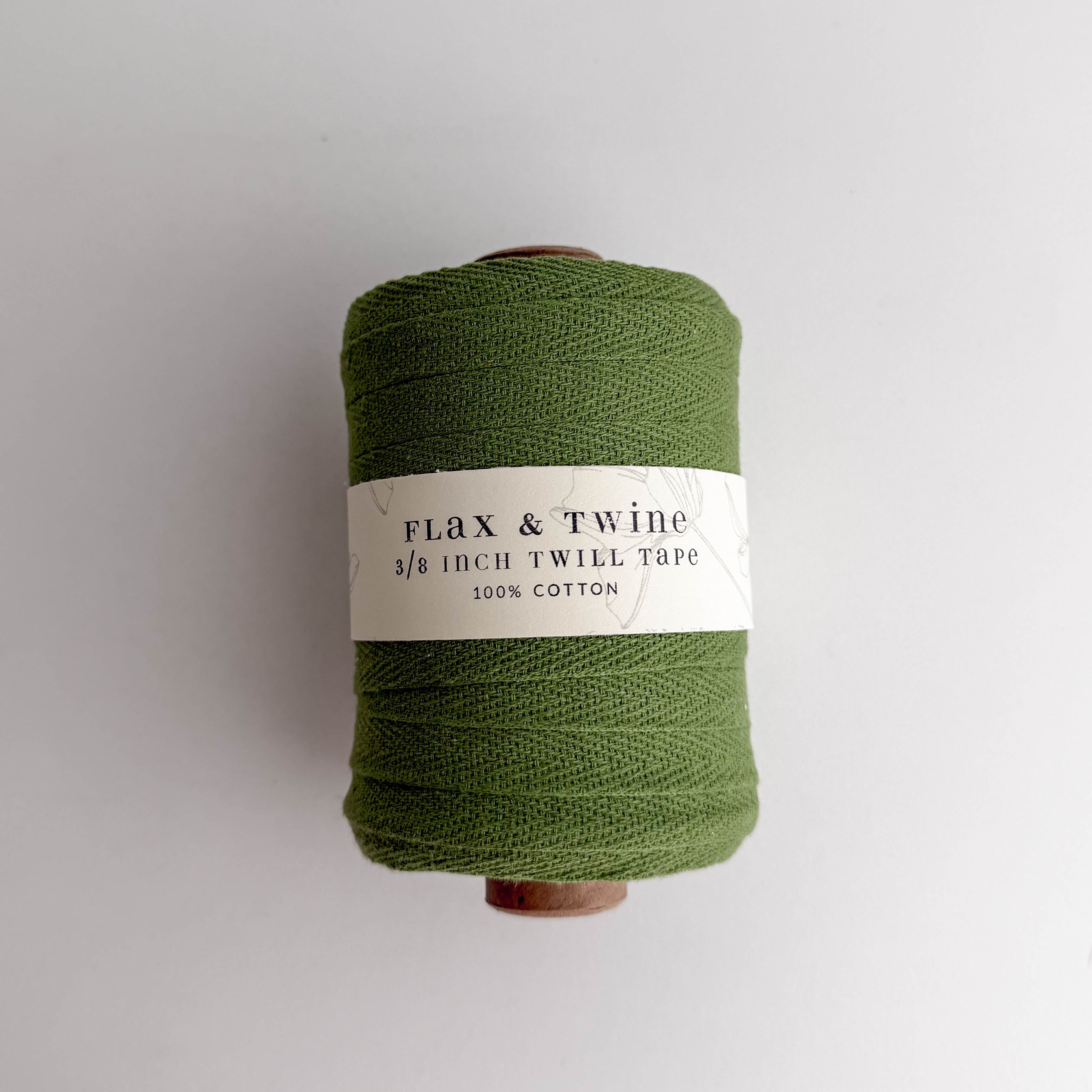 Flax & Twine Cotton Twill Tape (3/8")