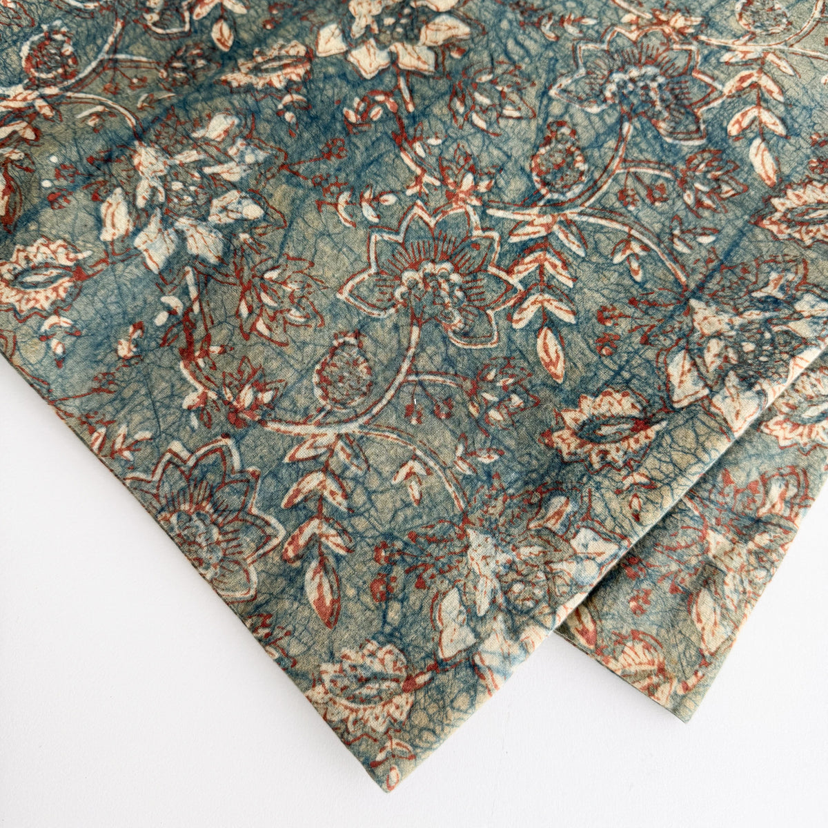 Bengal Handloom Mud Resist Dye Cotton Fabric