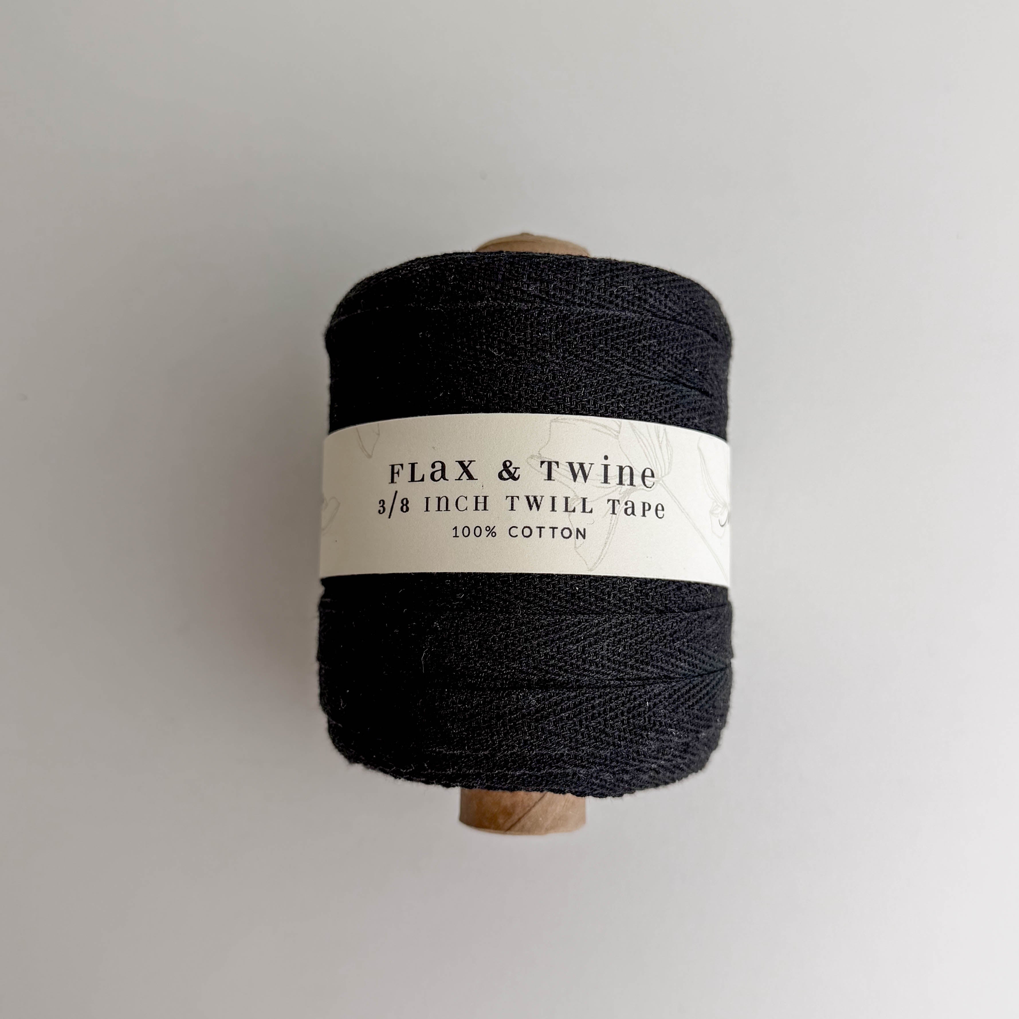 Flax & Twine Cotton Twill Tape (3/8")
