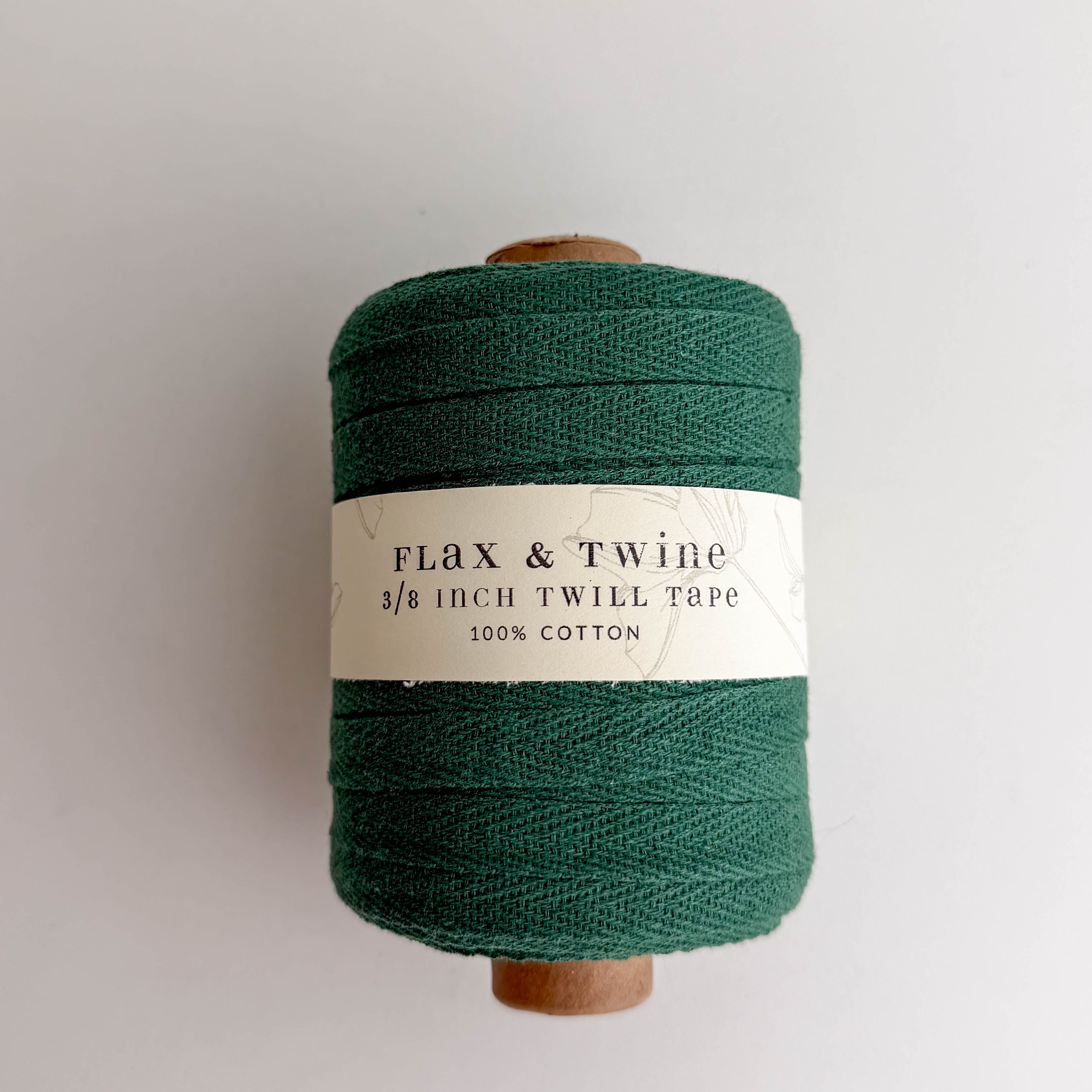 Flax & Twine Cotton Twill Tape (3/8")