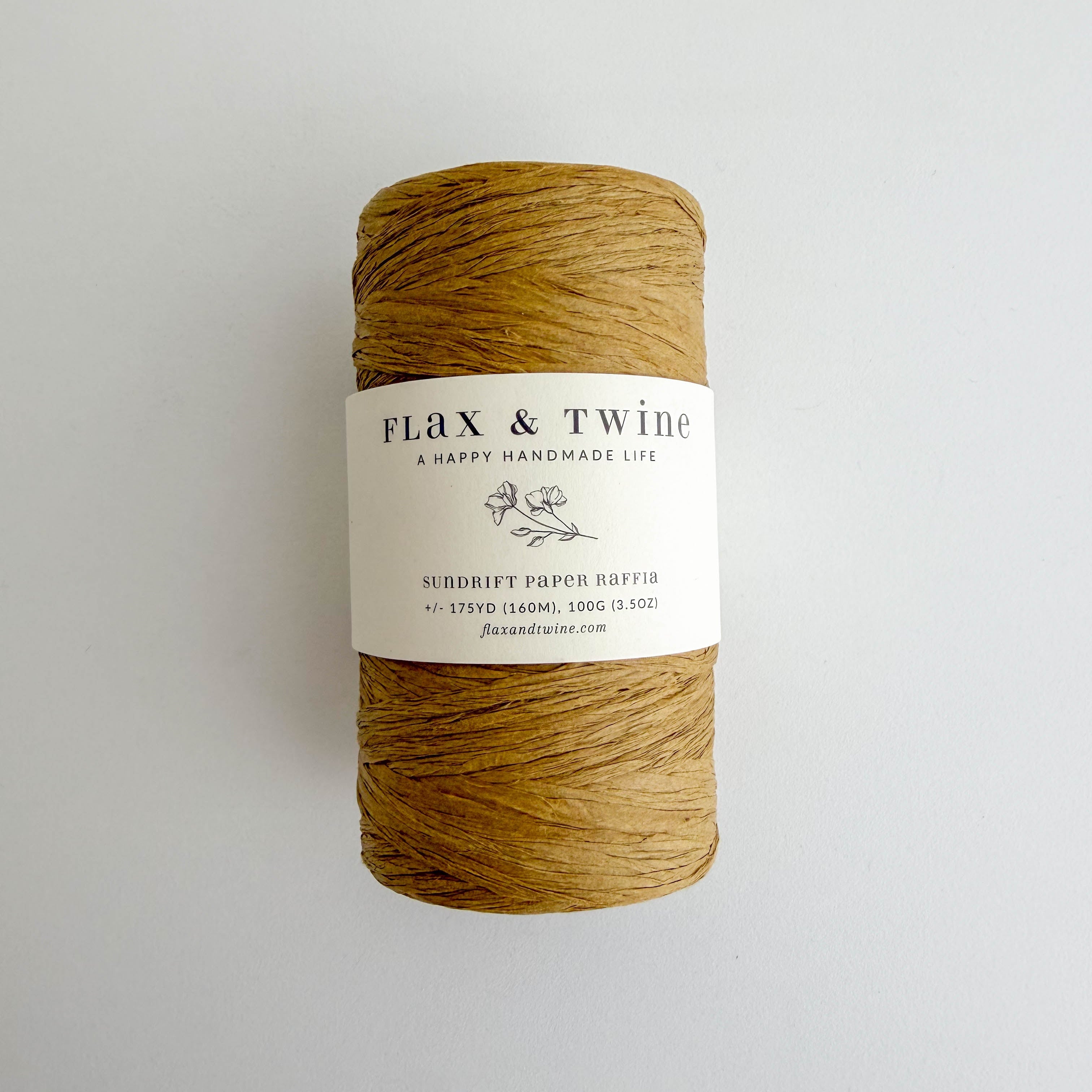 Flax & Twine Sundrift Paper Raffia
