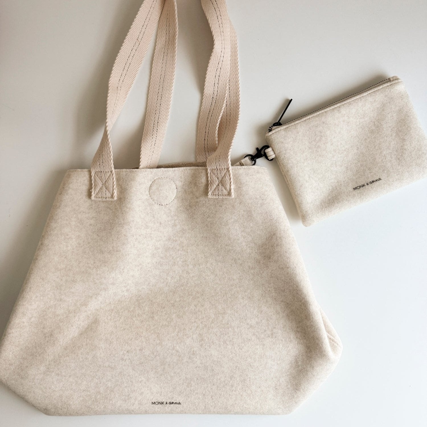 Monk + Anna Wooly Tote