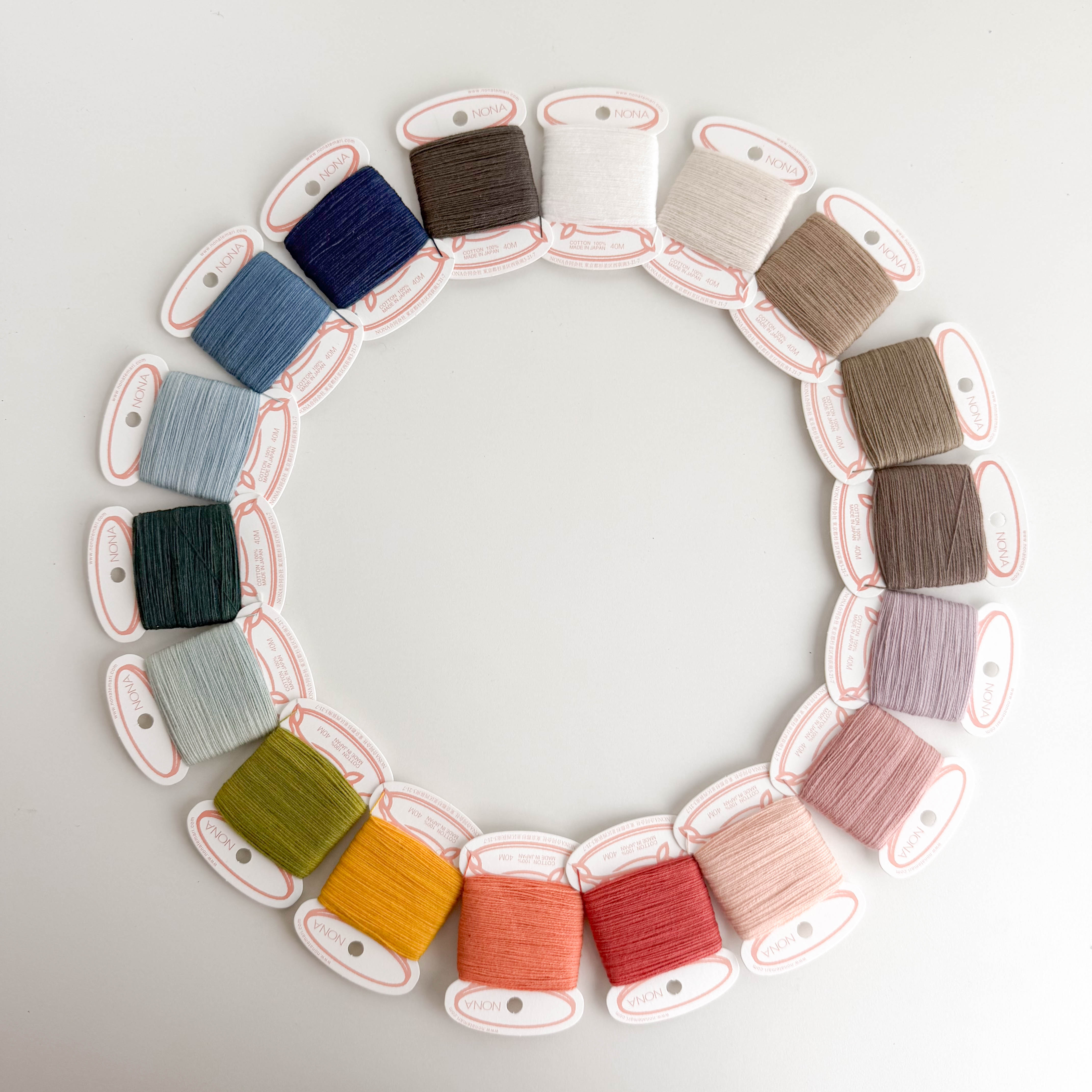 Nona Botanically Dyed Cotton Embroidery Thread
