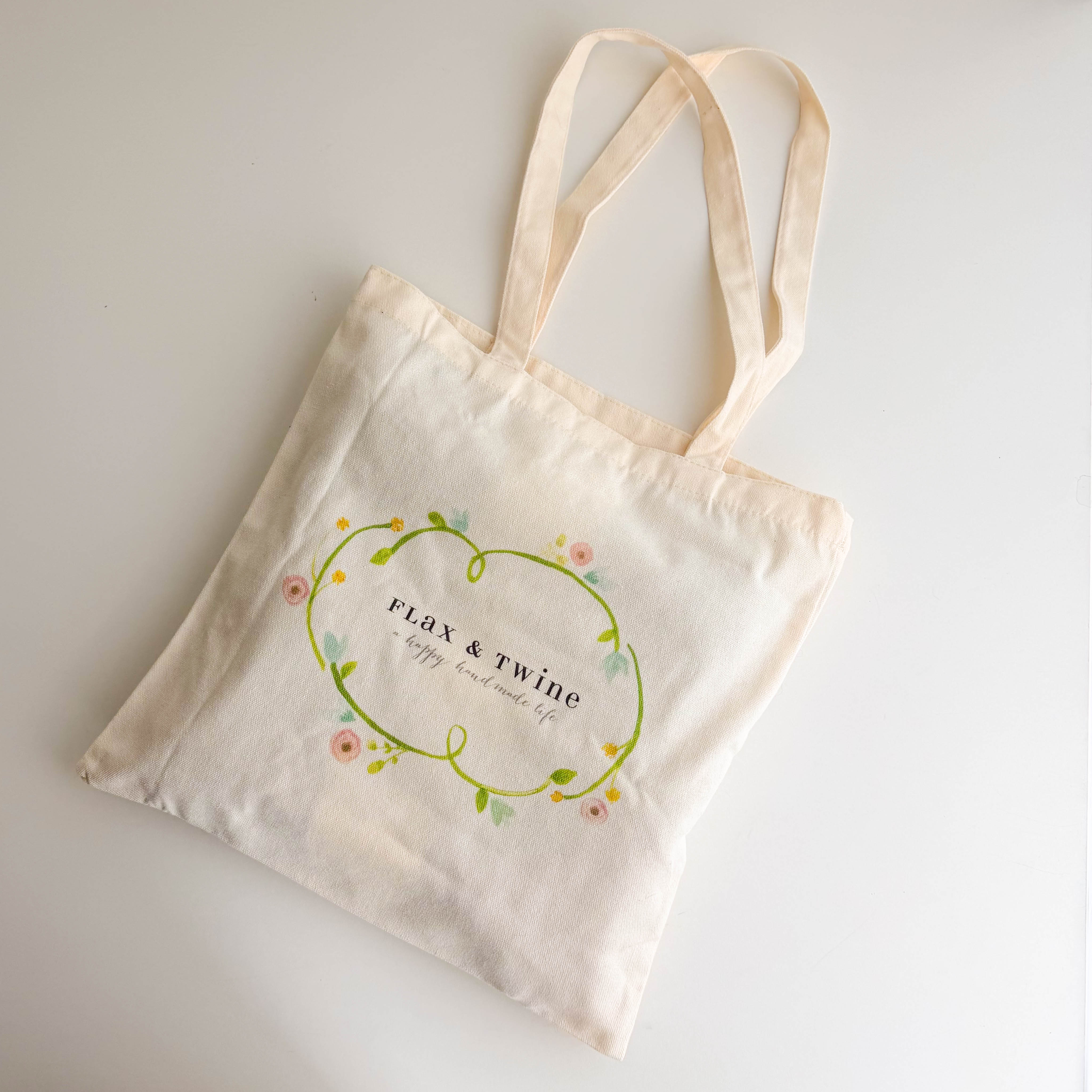 Flax & Twine Retro Tote Bag