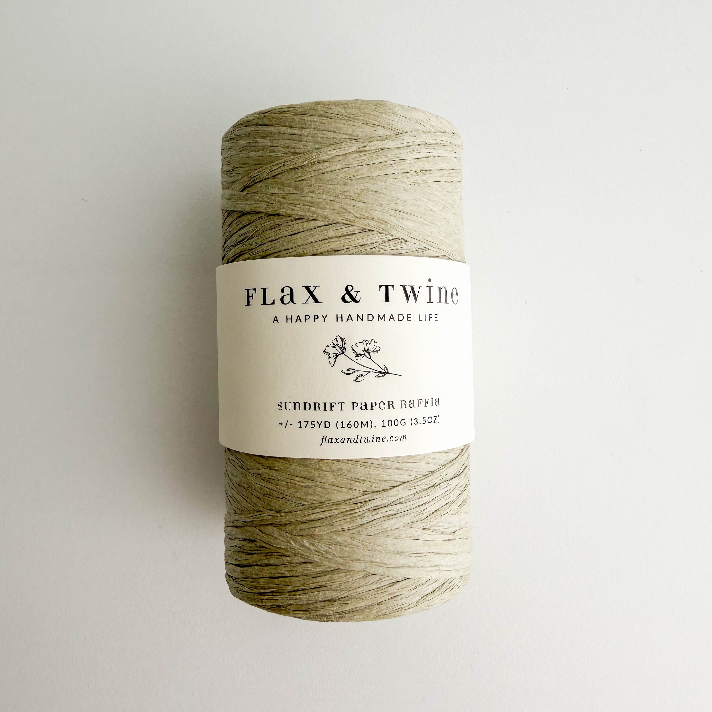 Flax & Twine Sundrift Paper Raffia