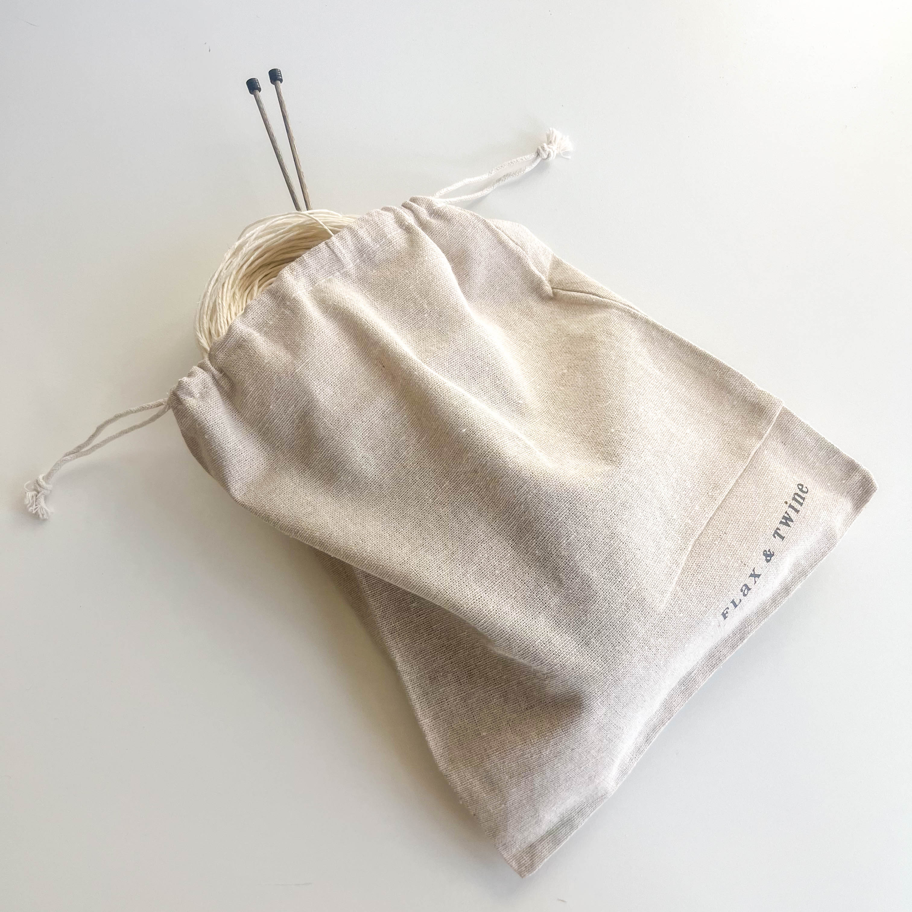 Flax & Twine Muslin Project Bags