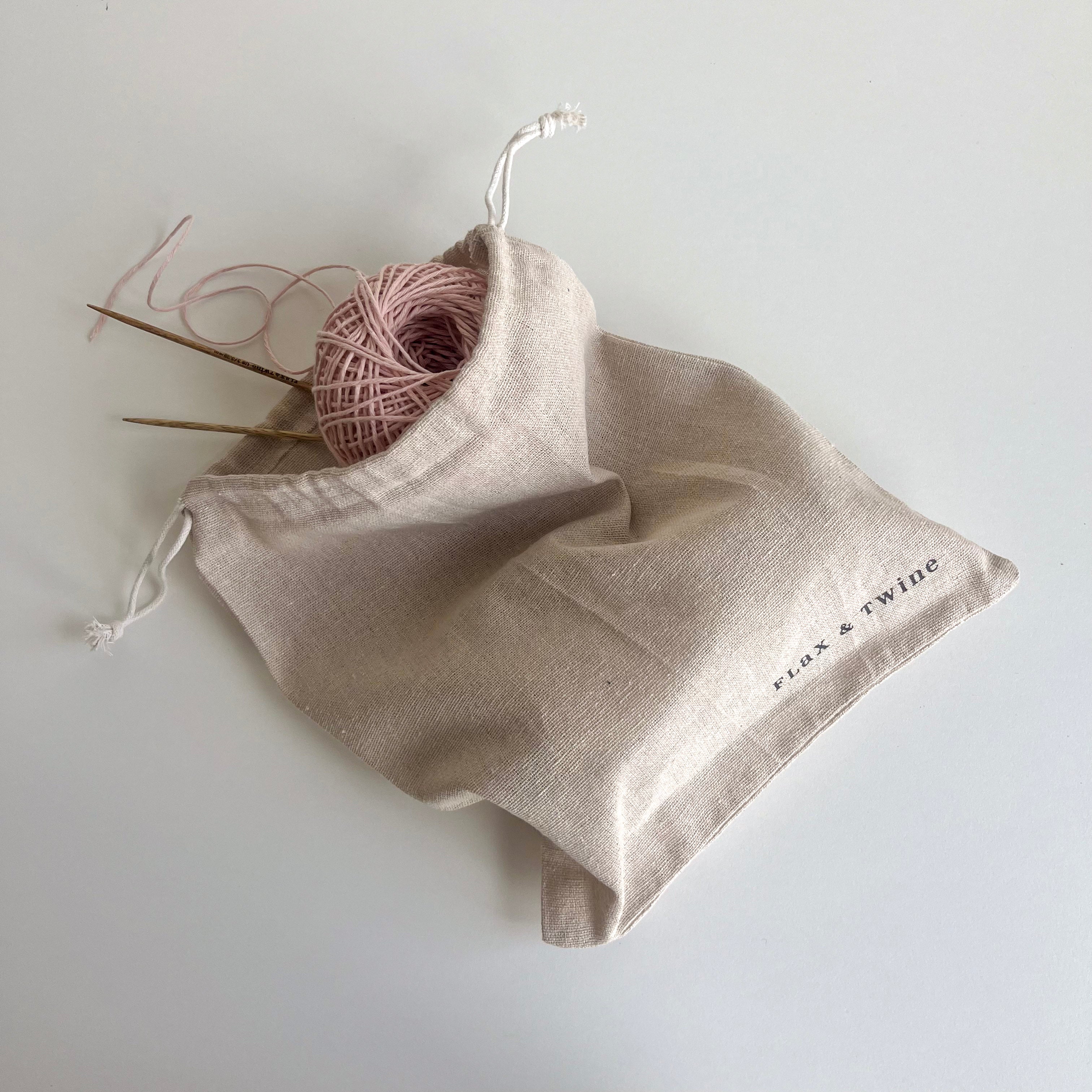 Flax & Twine Muslin Project Bags