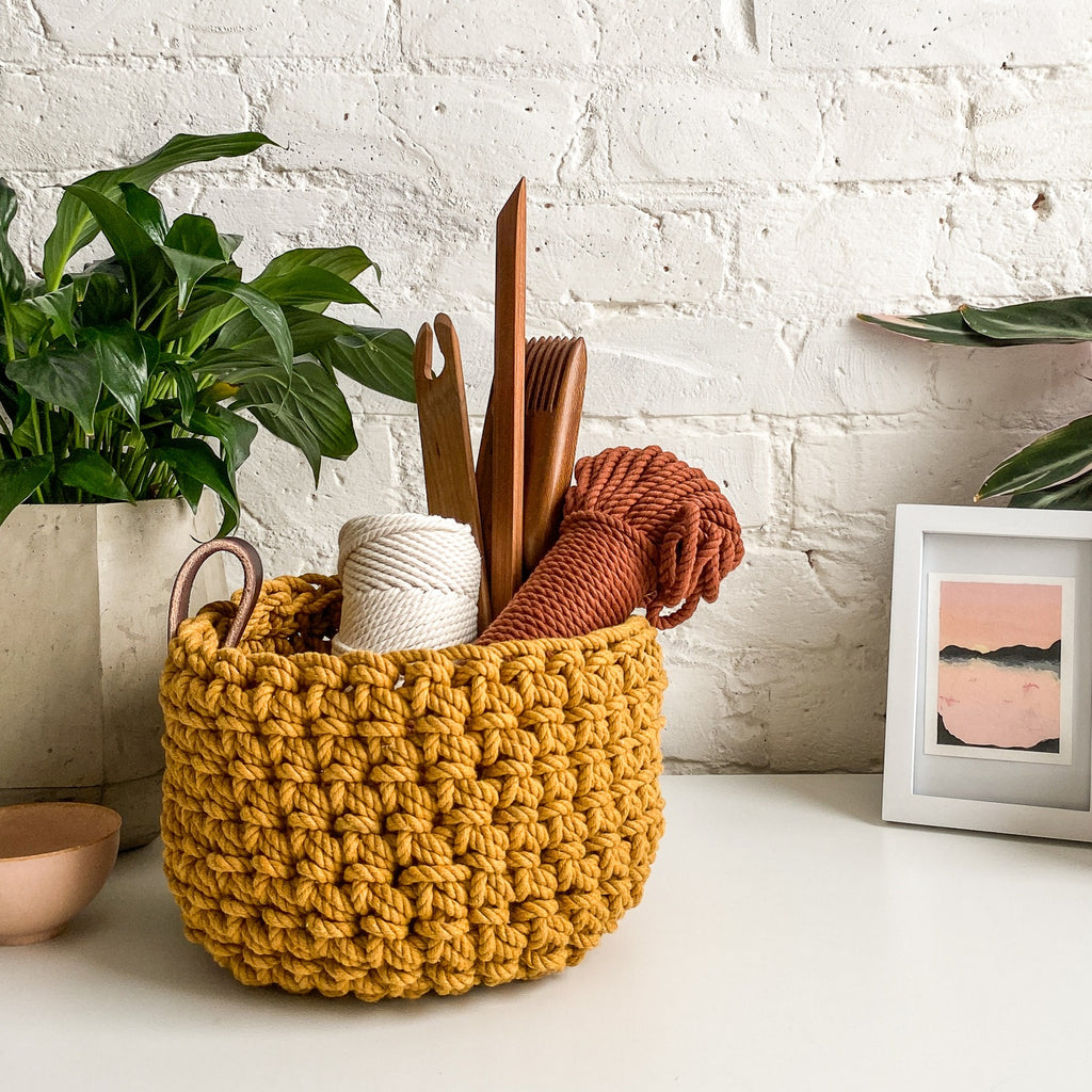 Sunburst Basket Video & Pattern – Flax & Twine