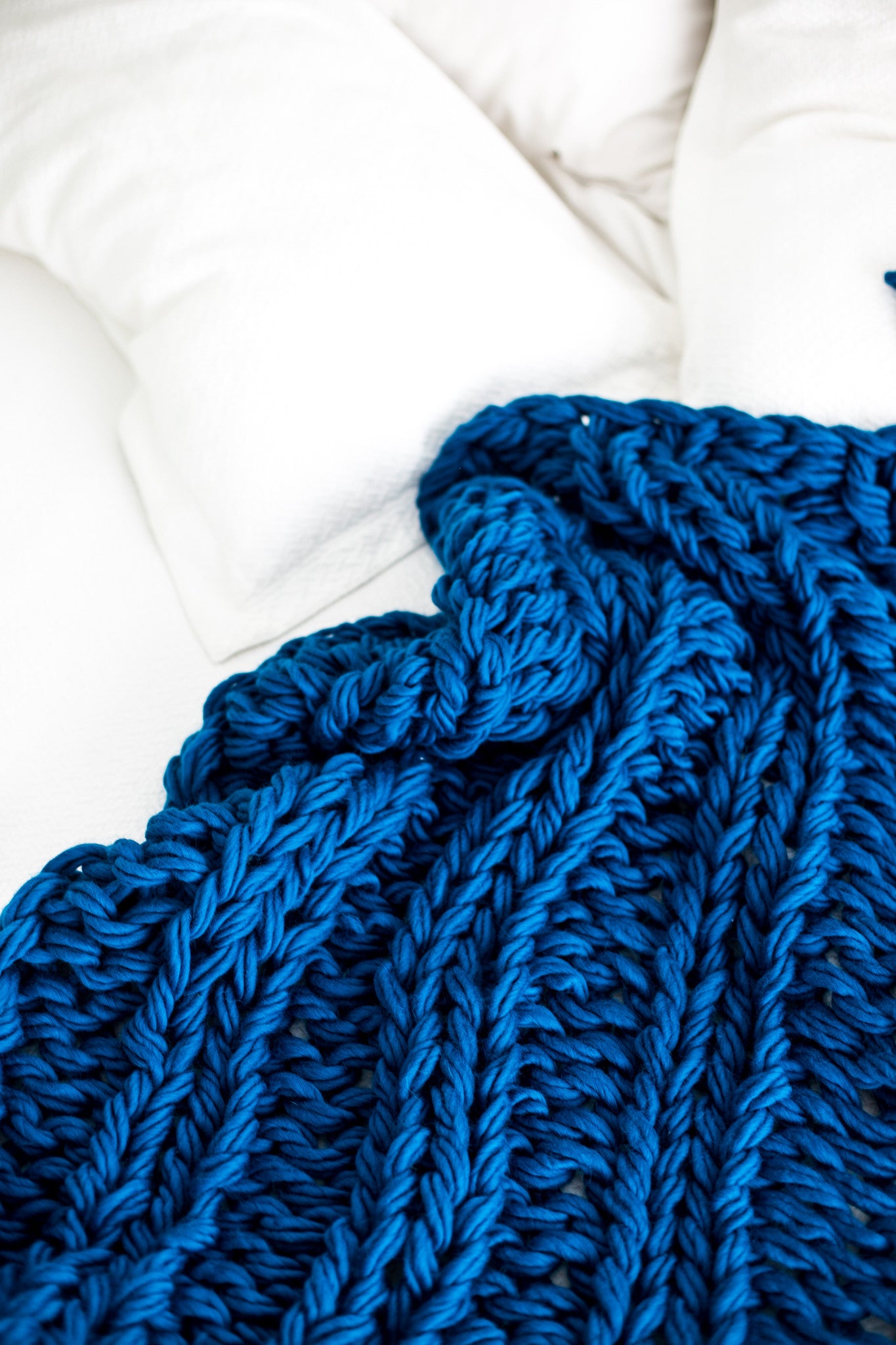 Arm Knit Ribbed Blanket Pattern